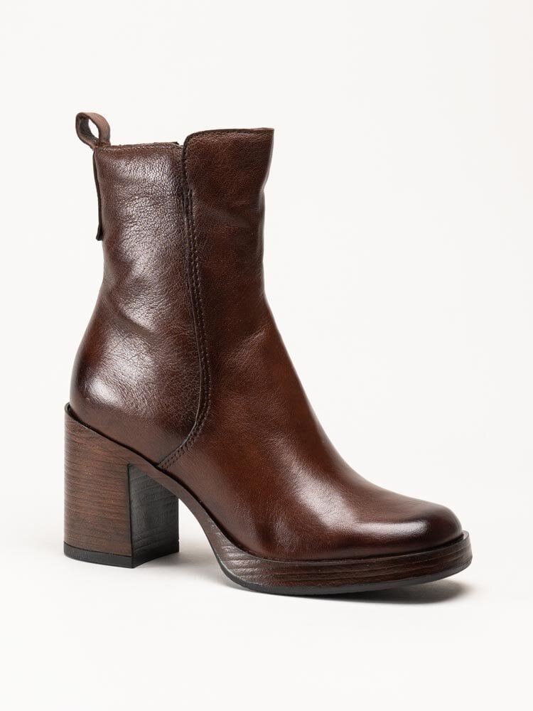 Mjus - Micaela - Bruna boots i skinn