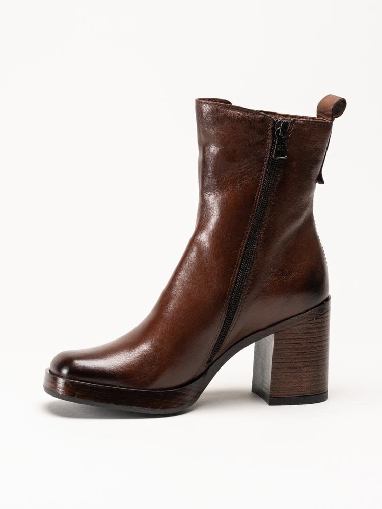 Mjus - Micaela - Bruna boots i skinn