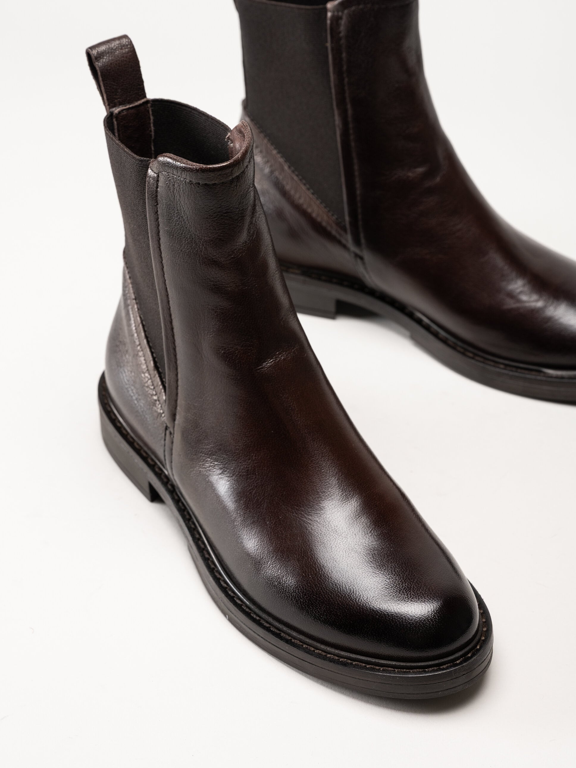 Mjus - Fabia - Bruna chelsea boots i skinn