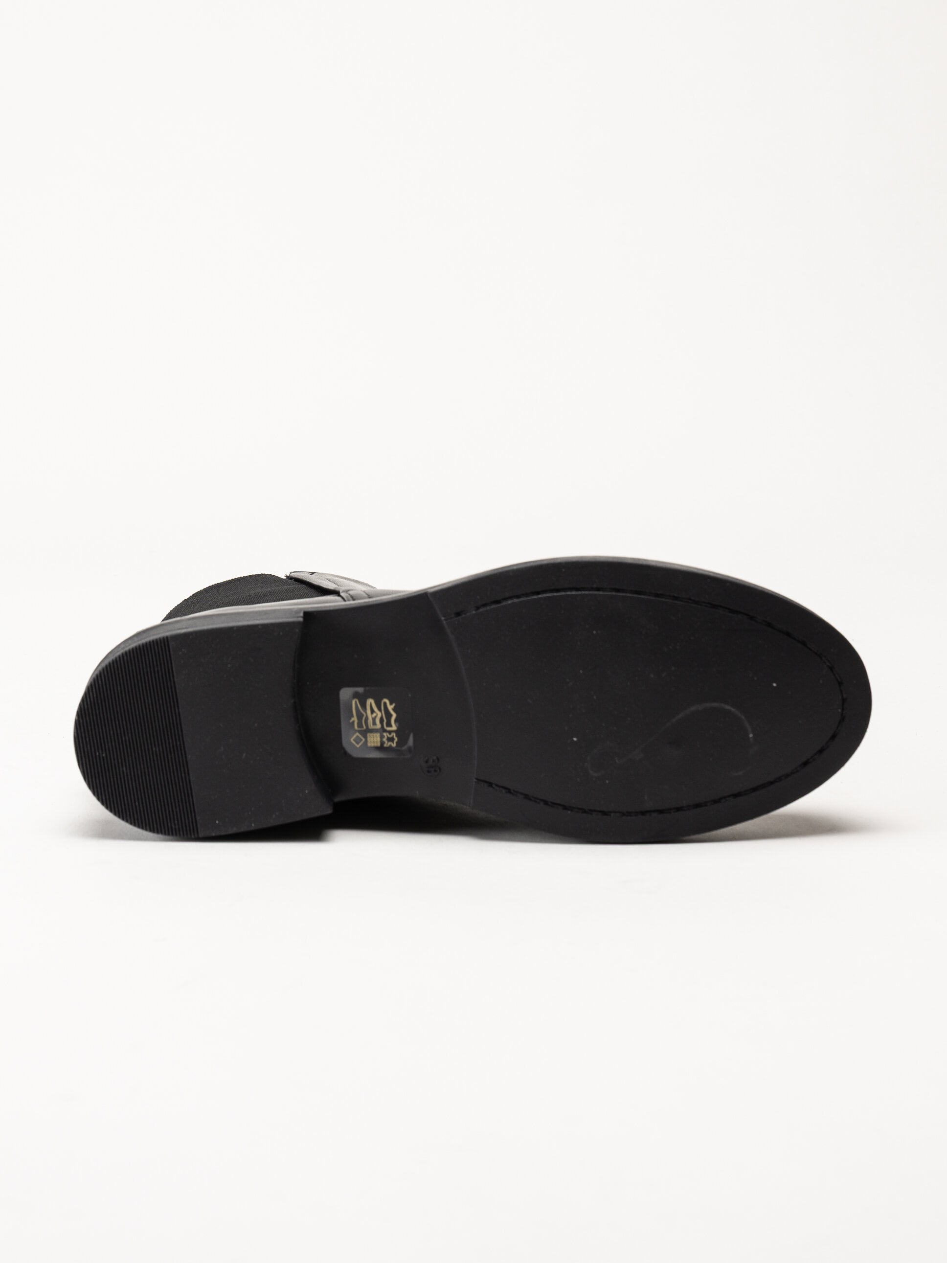 Mjus - Fabia - Svarta chelsea boots i skinn