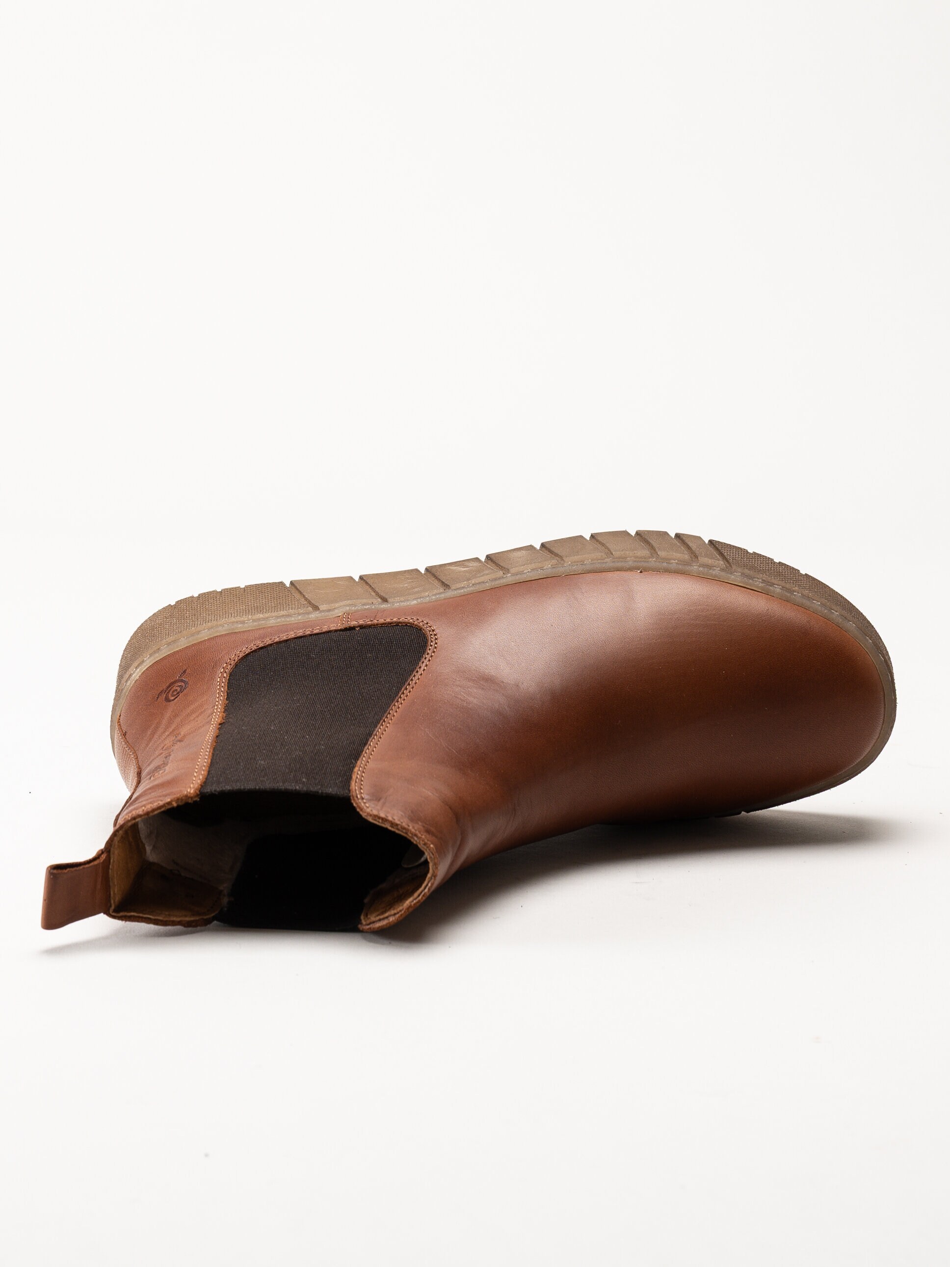 Rosa Negra - Bruna fodrade chelsea boots i skinn