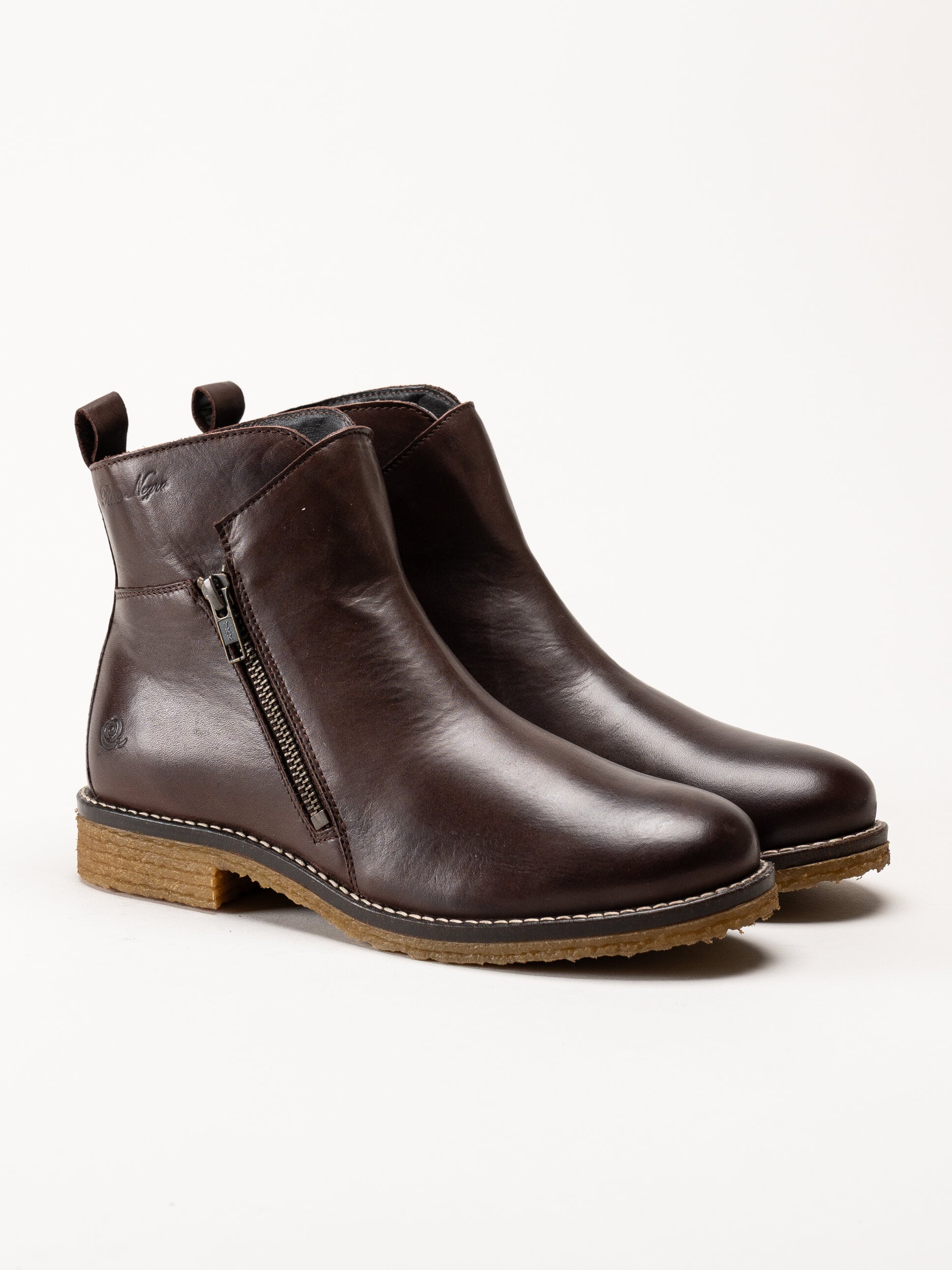 Rosa Negra - Bruna boots i skinn
