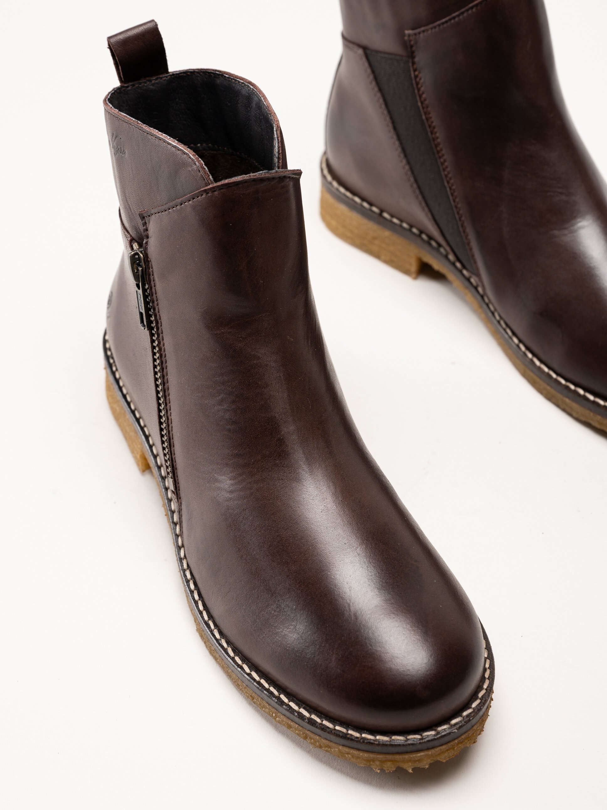 Rosa Negra - Bruna boots i skinn