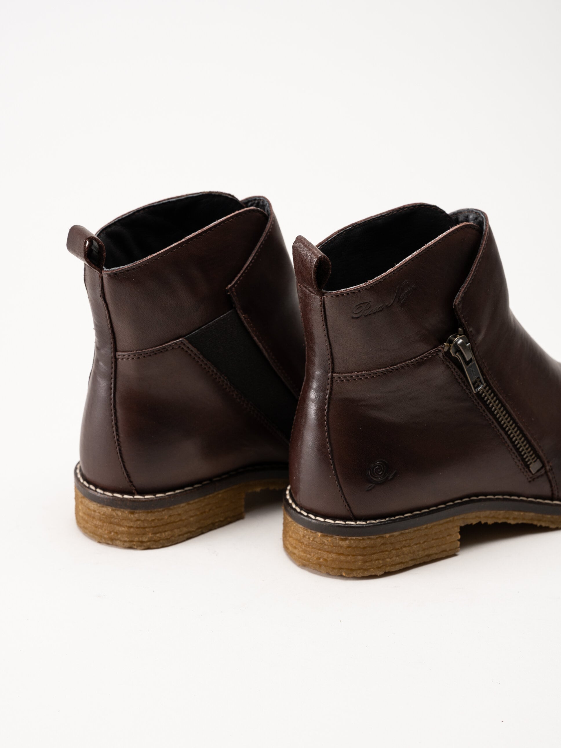 Rosa Negra - Bruna boots i skinn