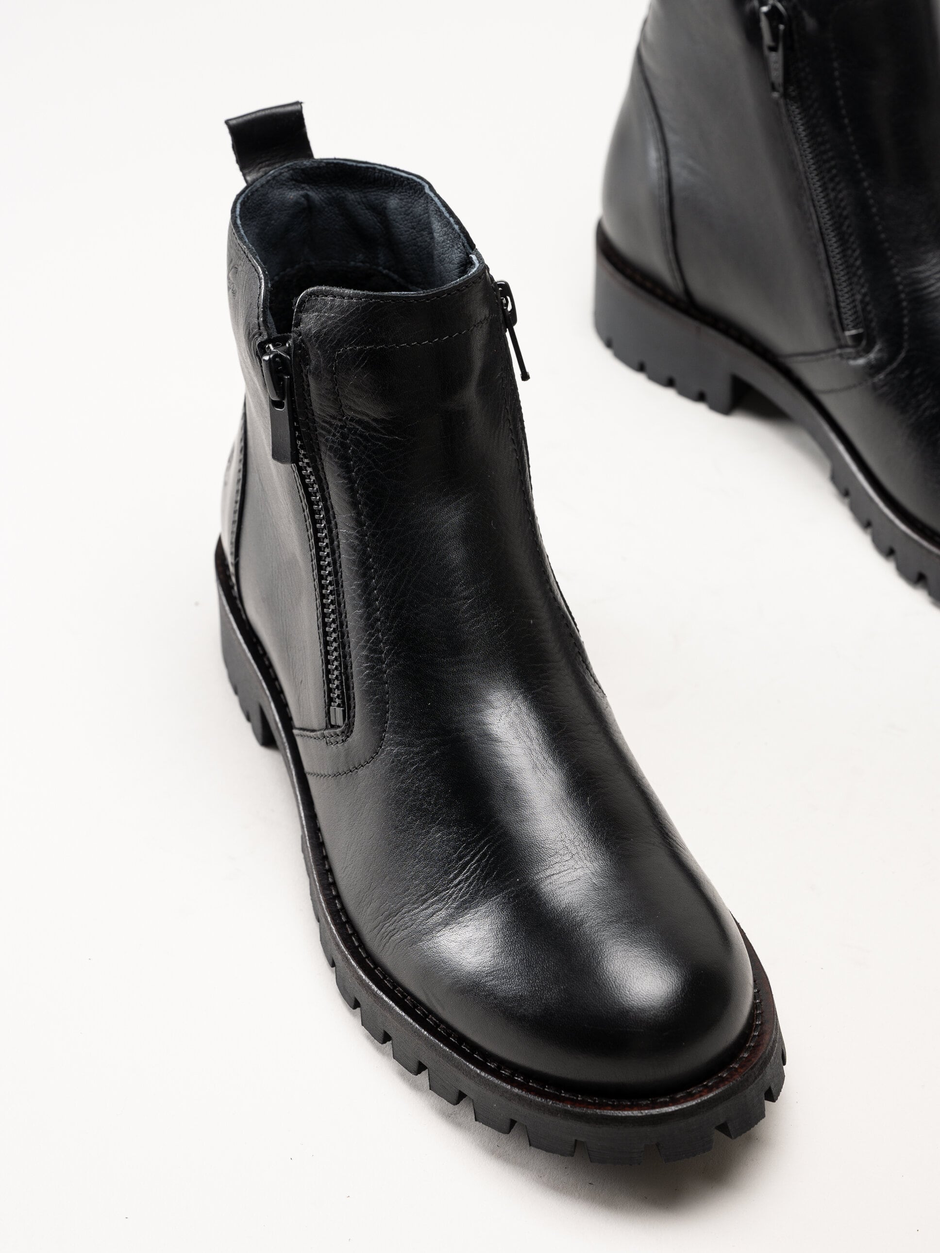 Rosa Negra - Svarta boots i skinn