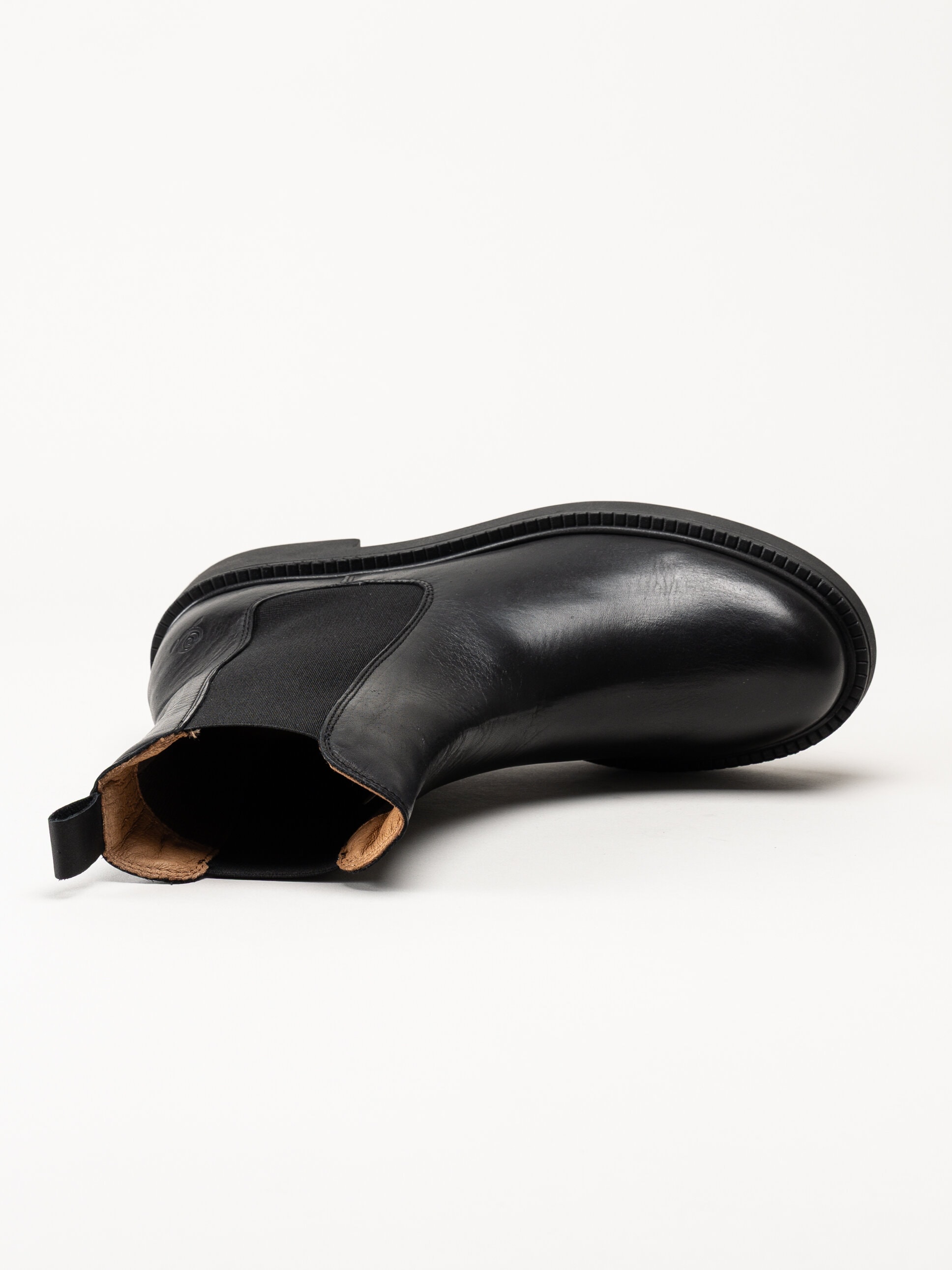 Rosa Negra - Svarta chelsea boots i skinn