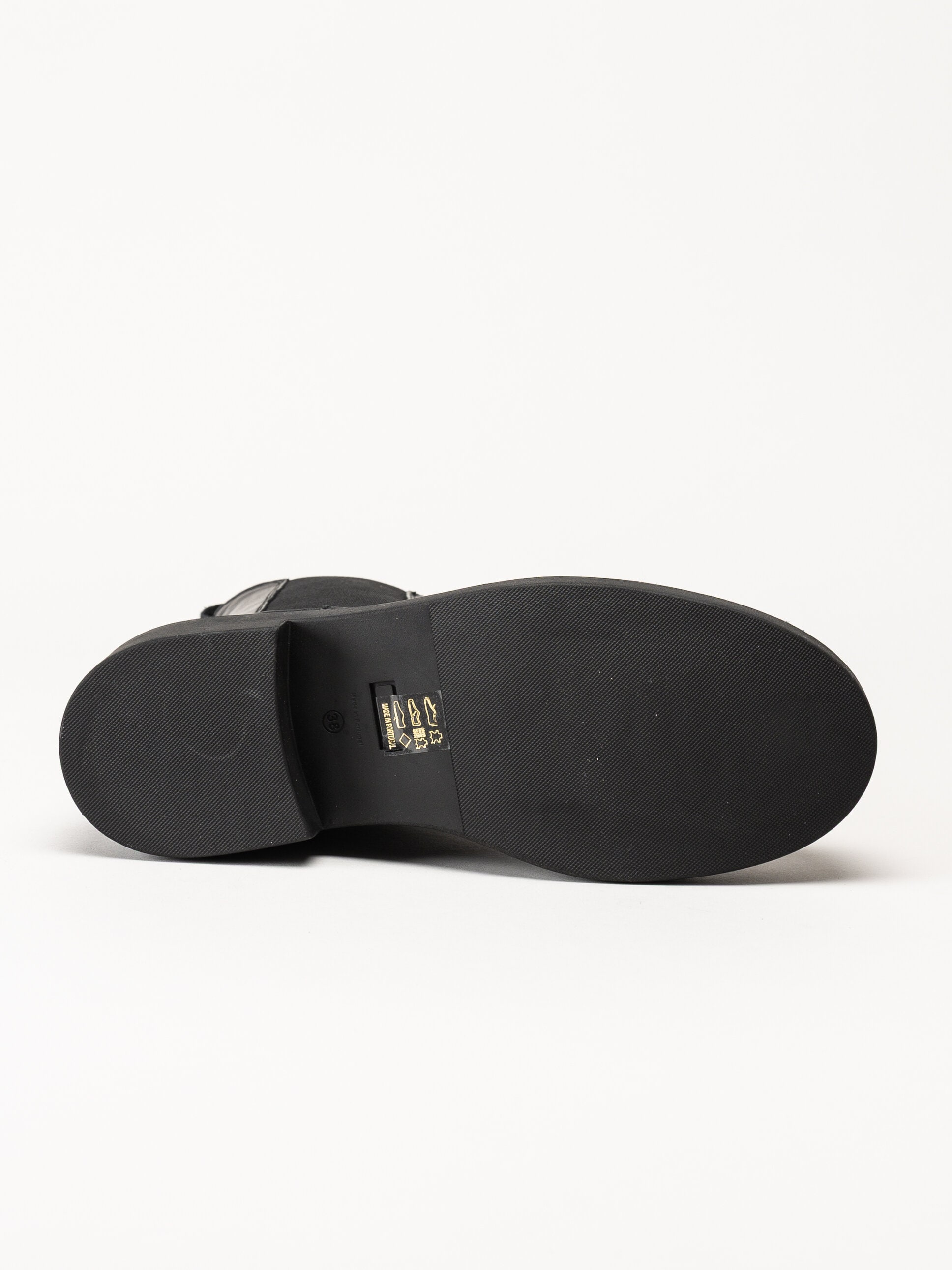 Rosa Negra - Svarta chelsea boots i skinn