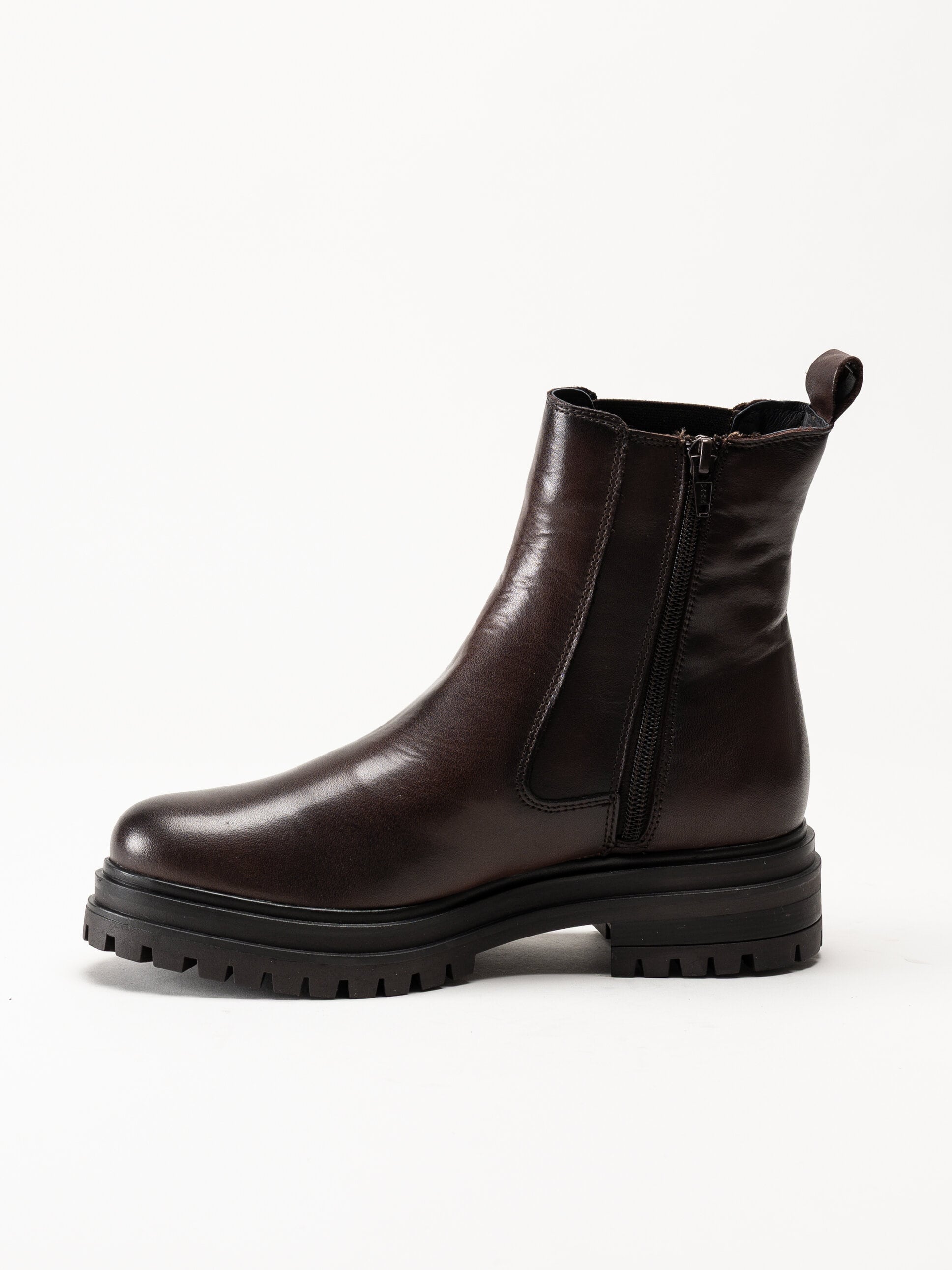 Rosa Negra - Mörkbruna boots i skinn