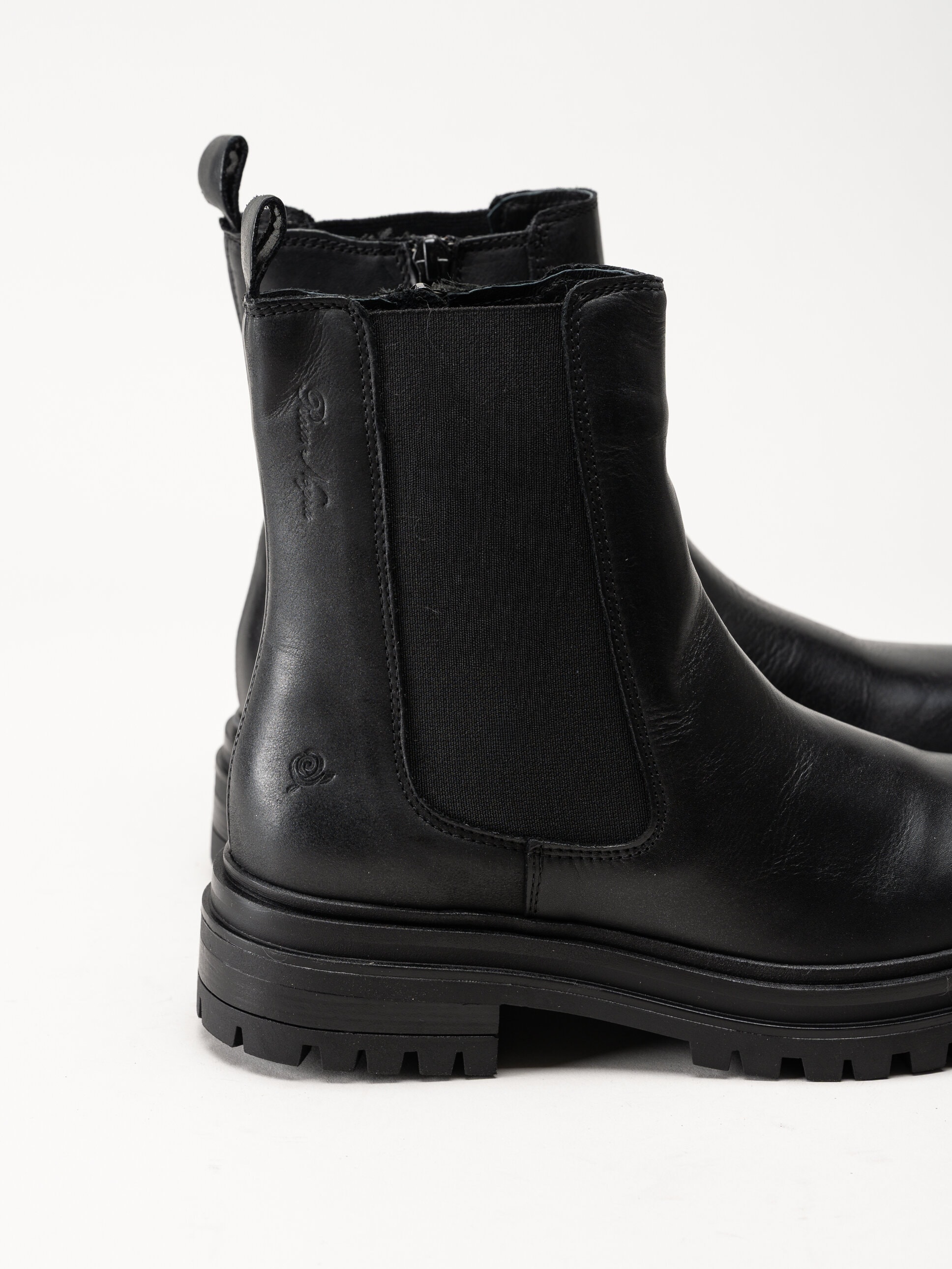 Rosa Negra - Svarta boots i skinn