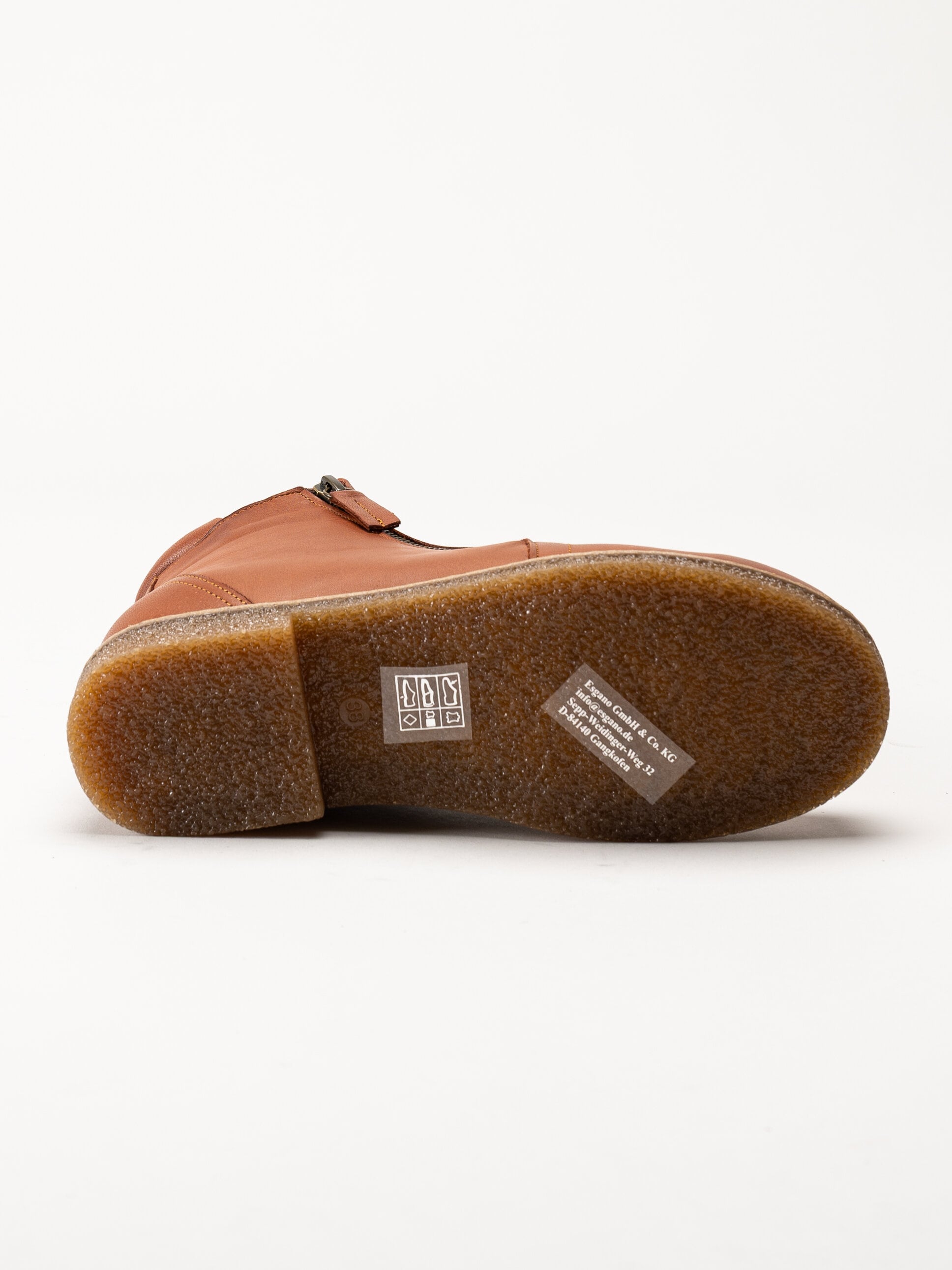 Charlotte of Sweden - Bruna boots i skinn