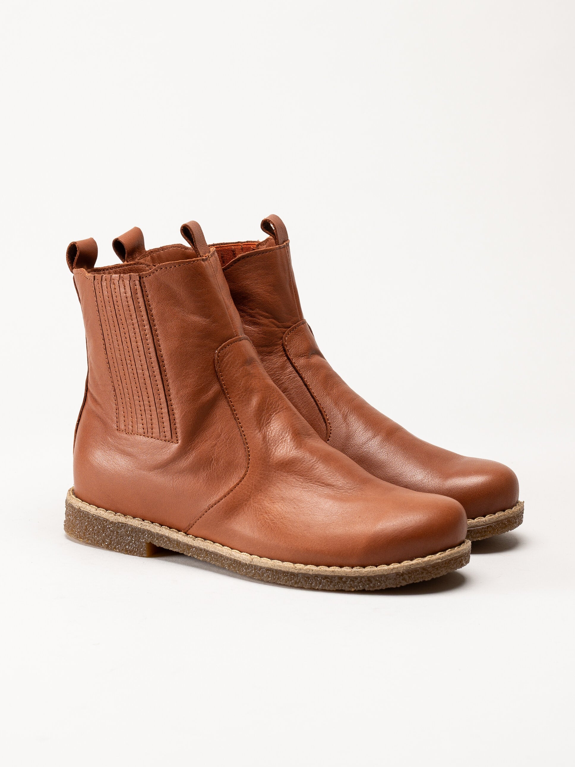 Charlotte of Sweden - Bruna boots i skinn