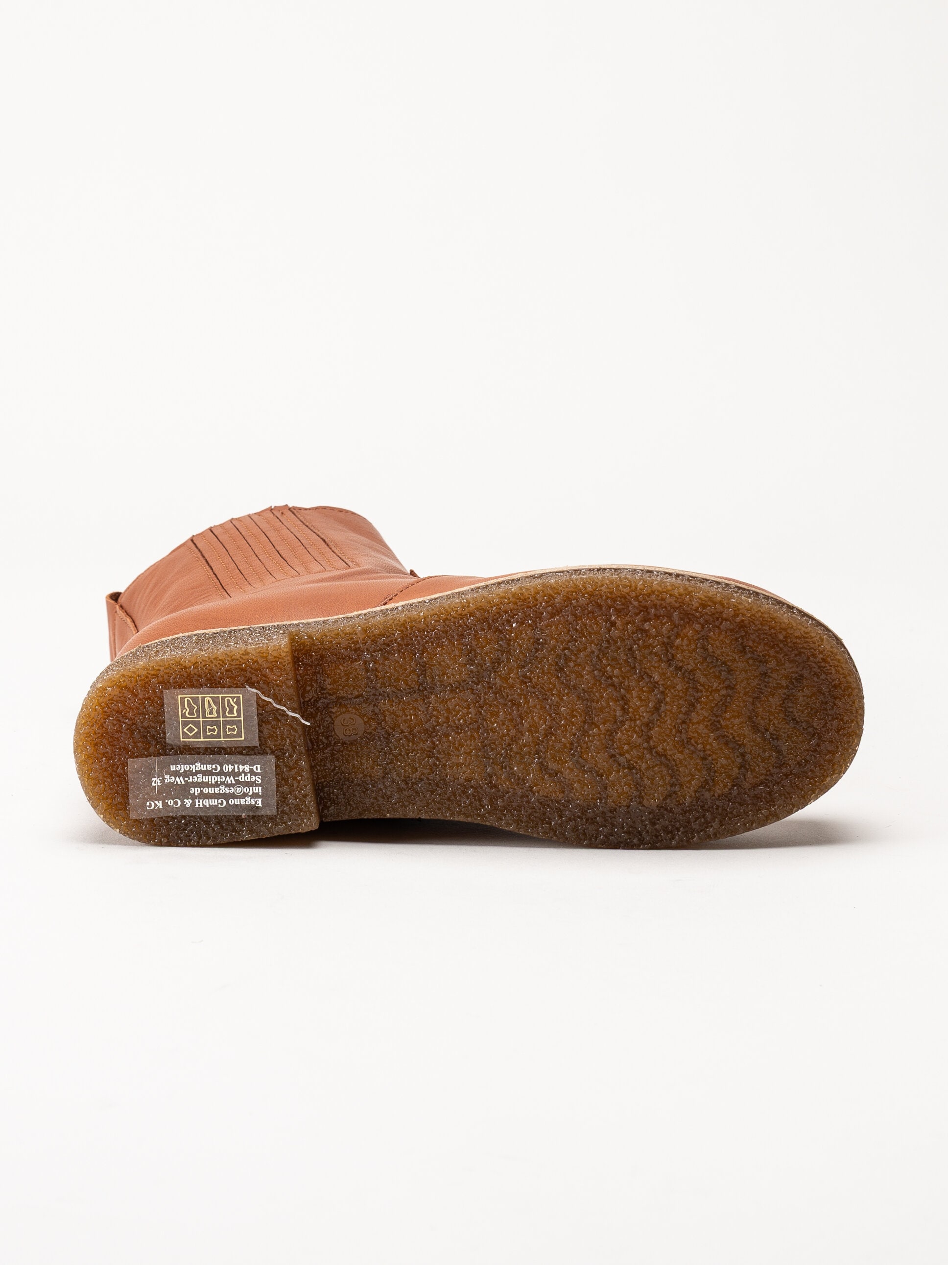 Charlotte of Sweden - Bruna boots i skinn