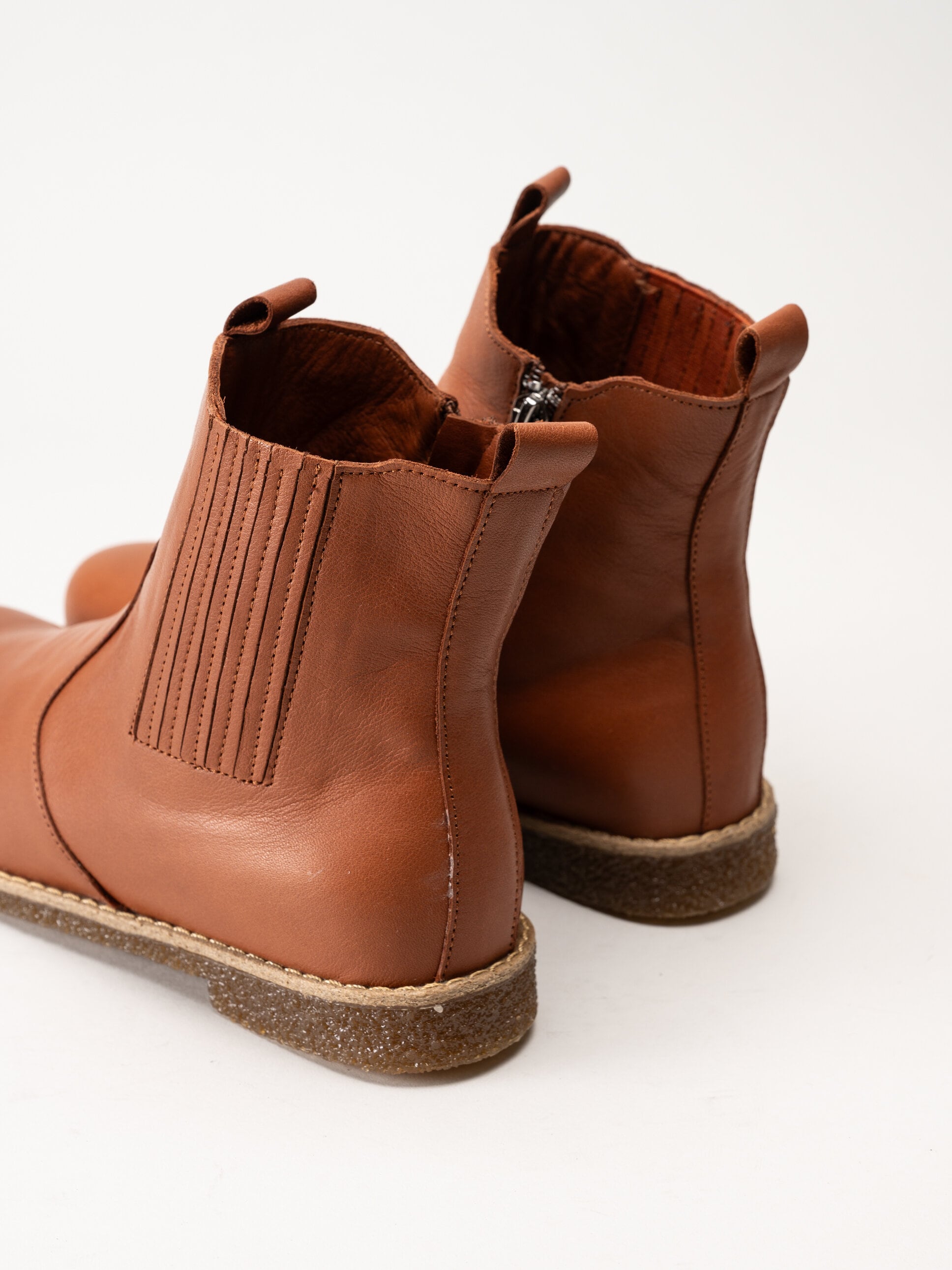 Charlotte of Sweden - Bruna boots i skinn