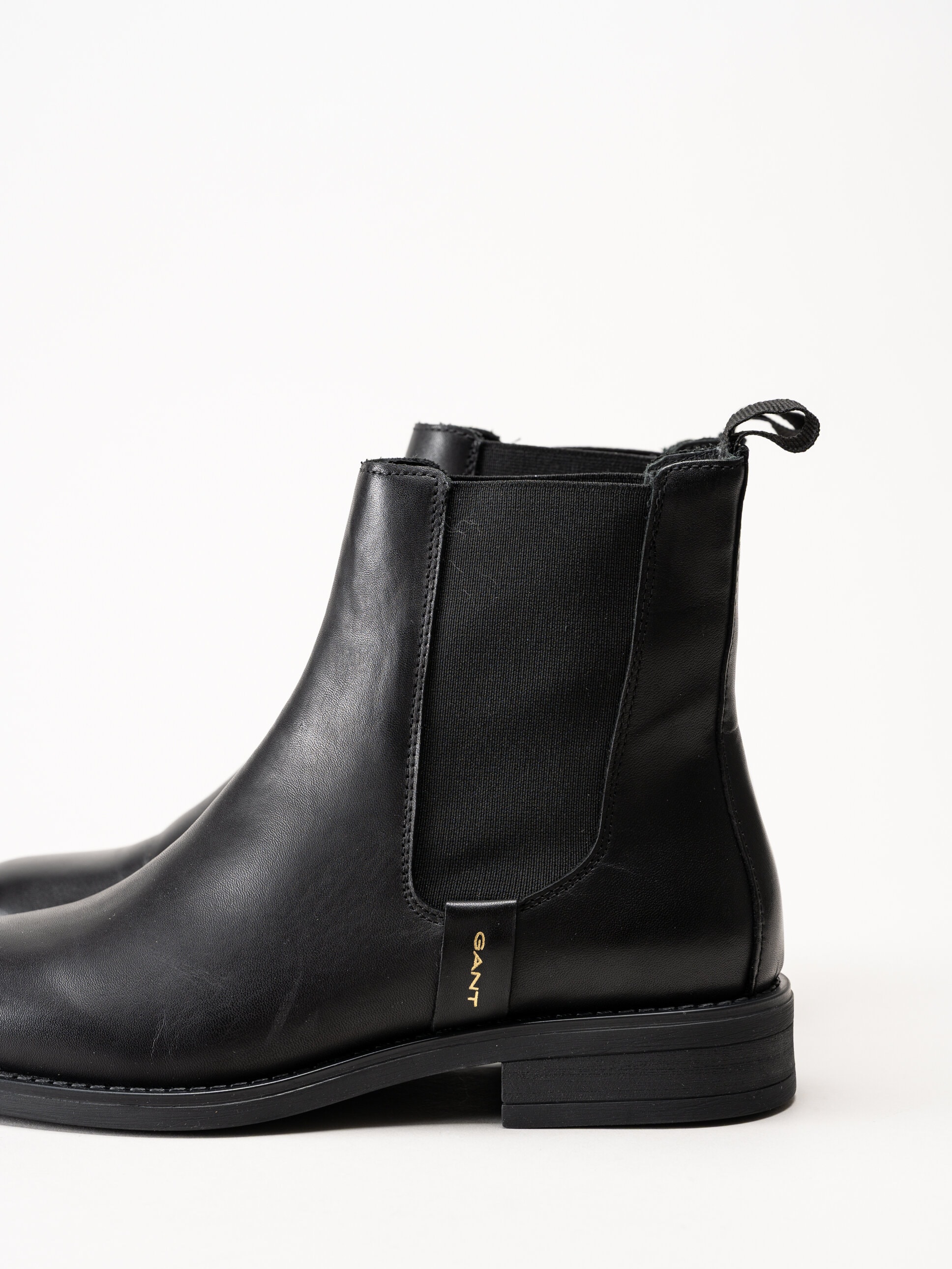 Gant Footwear - Fayy - Svarta chelsea boots i skinn