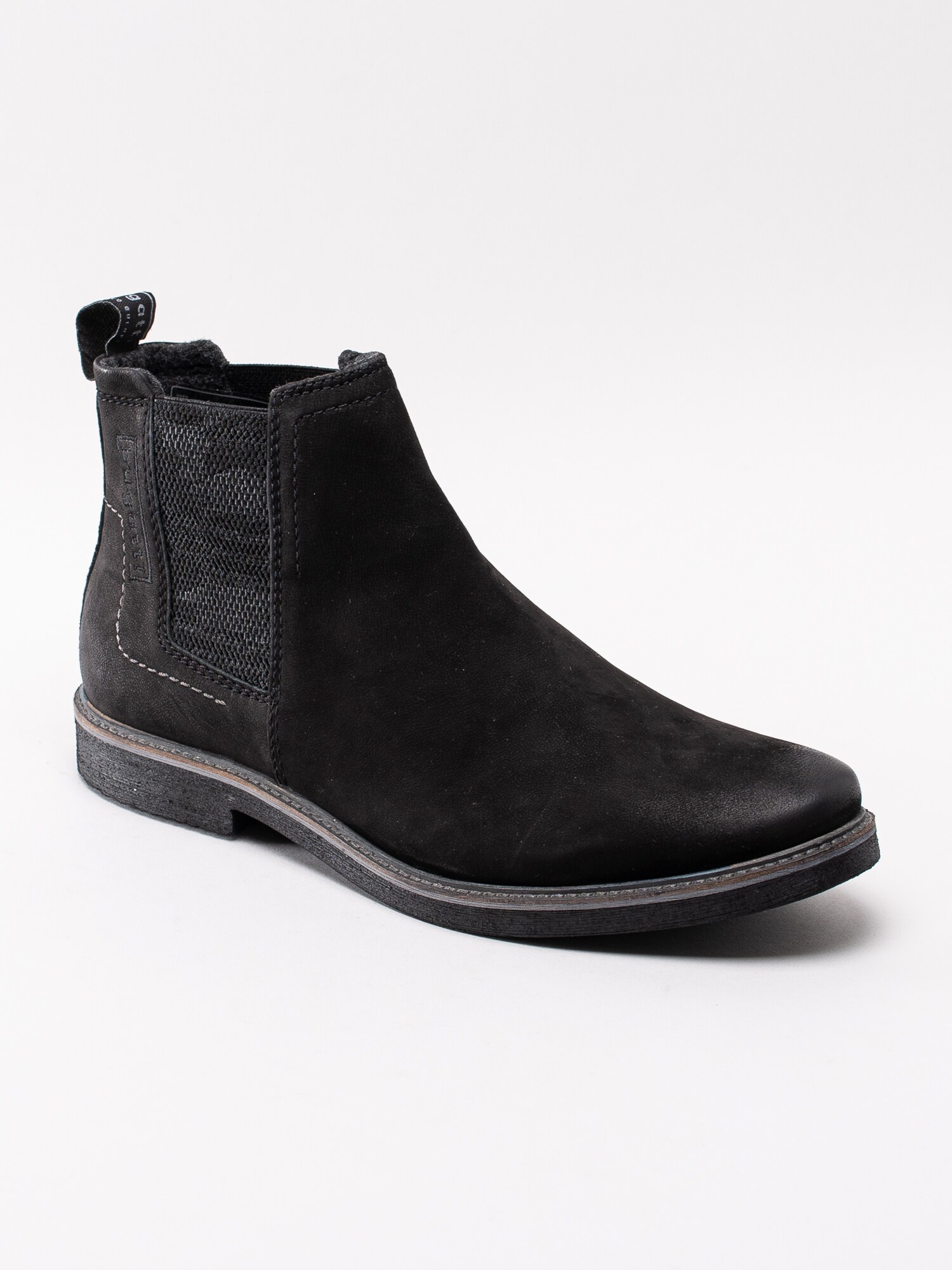 11193002 Bugatti Vando 311-60936-3500 svarta chelsea boots med used look-1