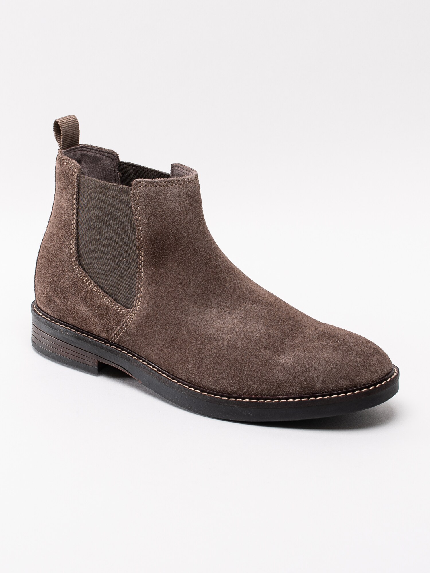 11193009 Clarks Paulson Up 26144892 grå bruna chelsea boots i mocka-1