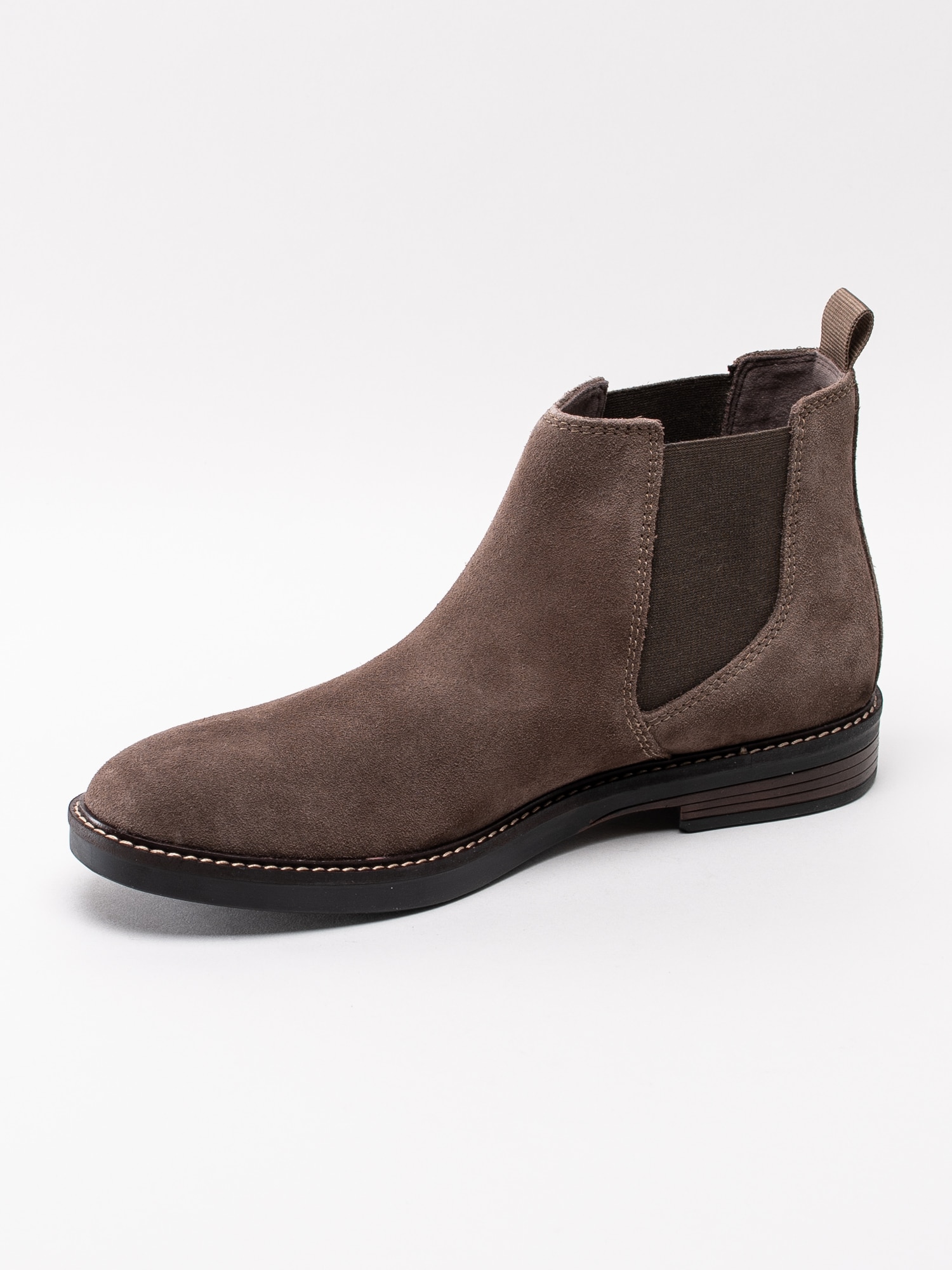 11193009 Clarks Paulson Up 26144892 grå bruna chelsea boots i mocka-2