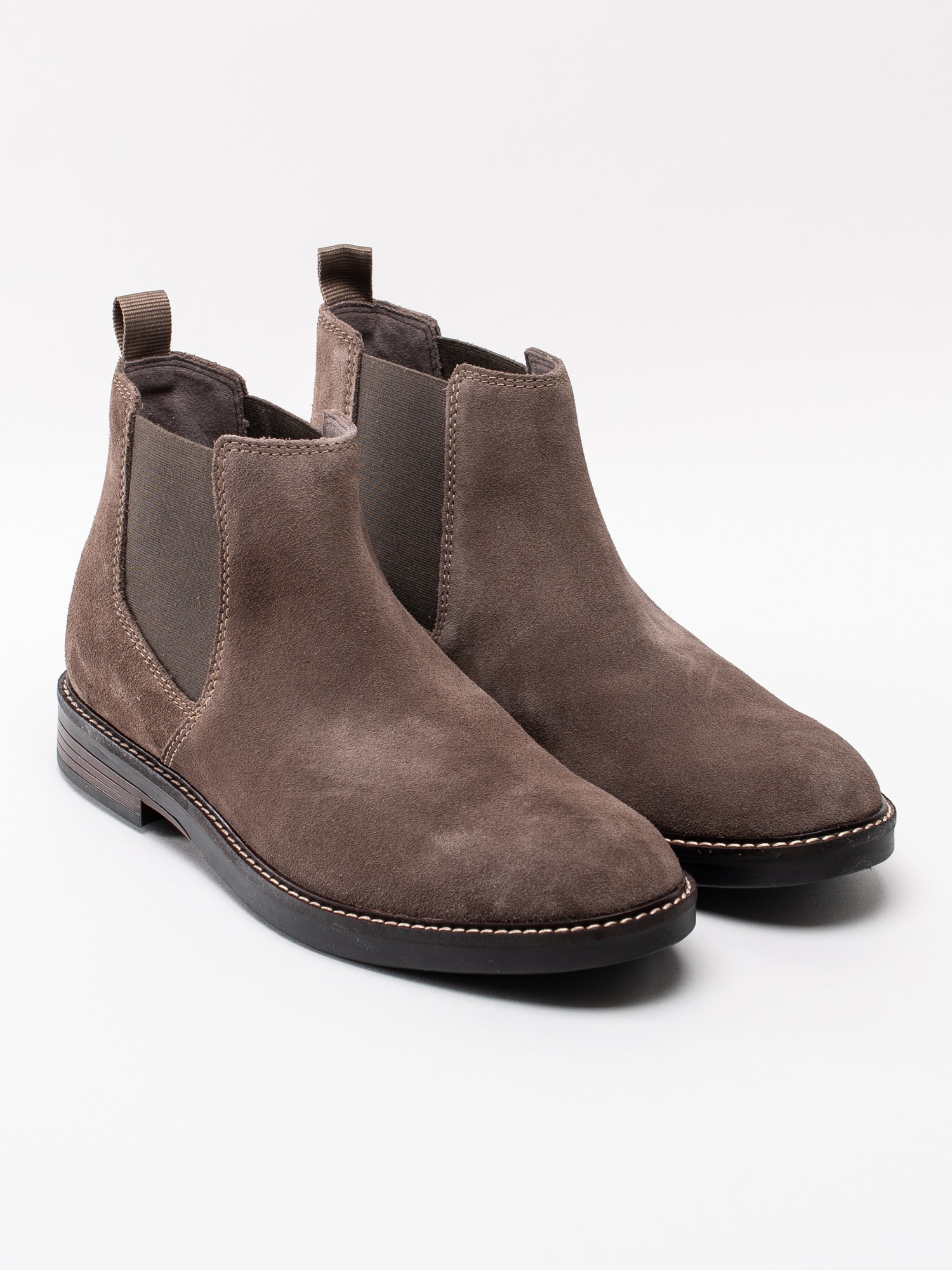 11193009 Clarks Paulson Up 26144892 grå bruna chelsea boots i mocka-3