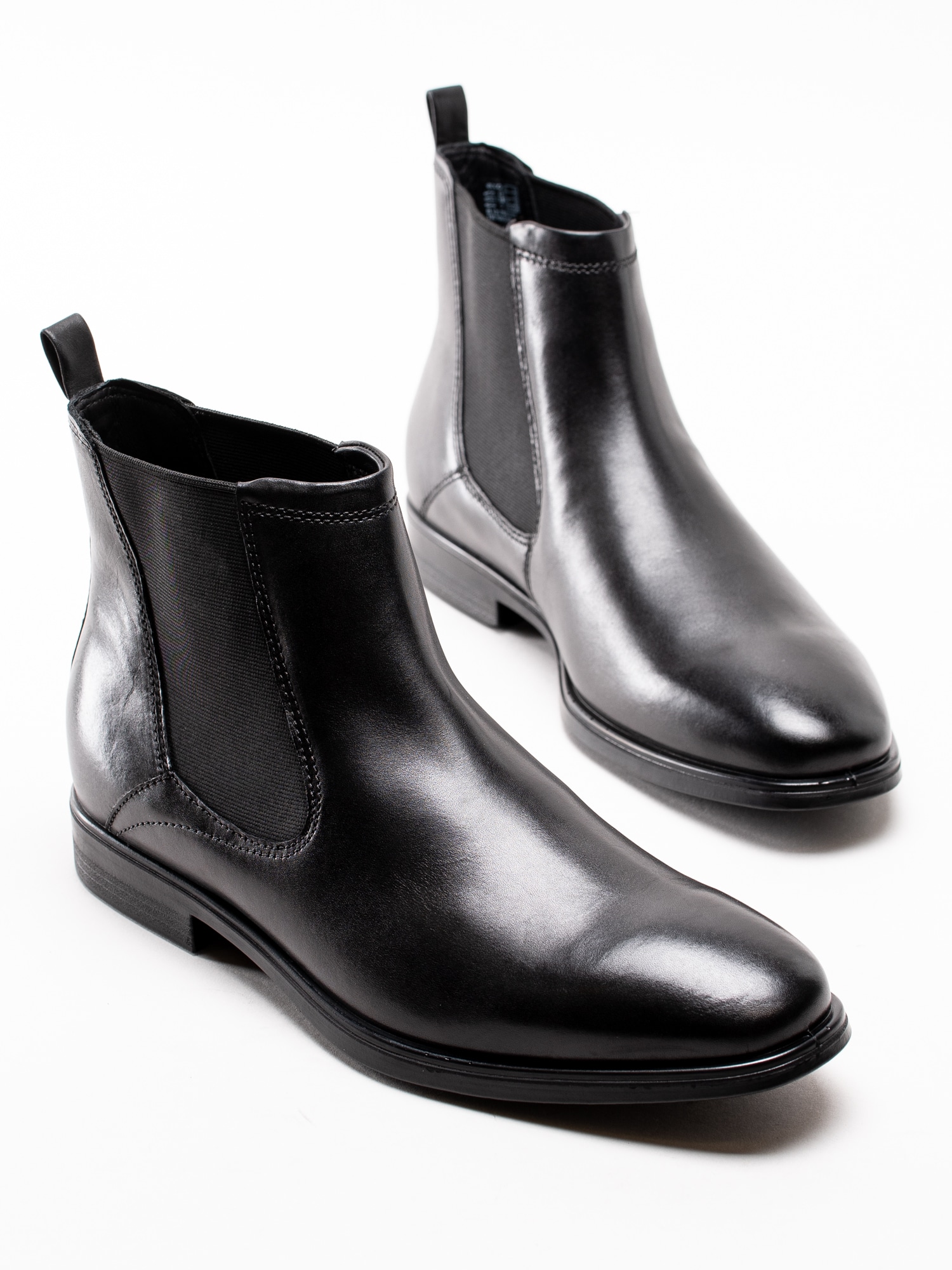 11193011 Ecco Melbourne 621754-01001 svarta klassiska chelsea boots i skinn-6