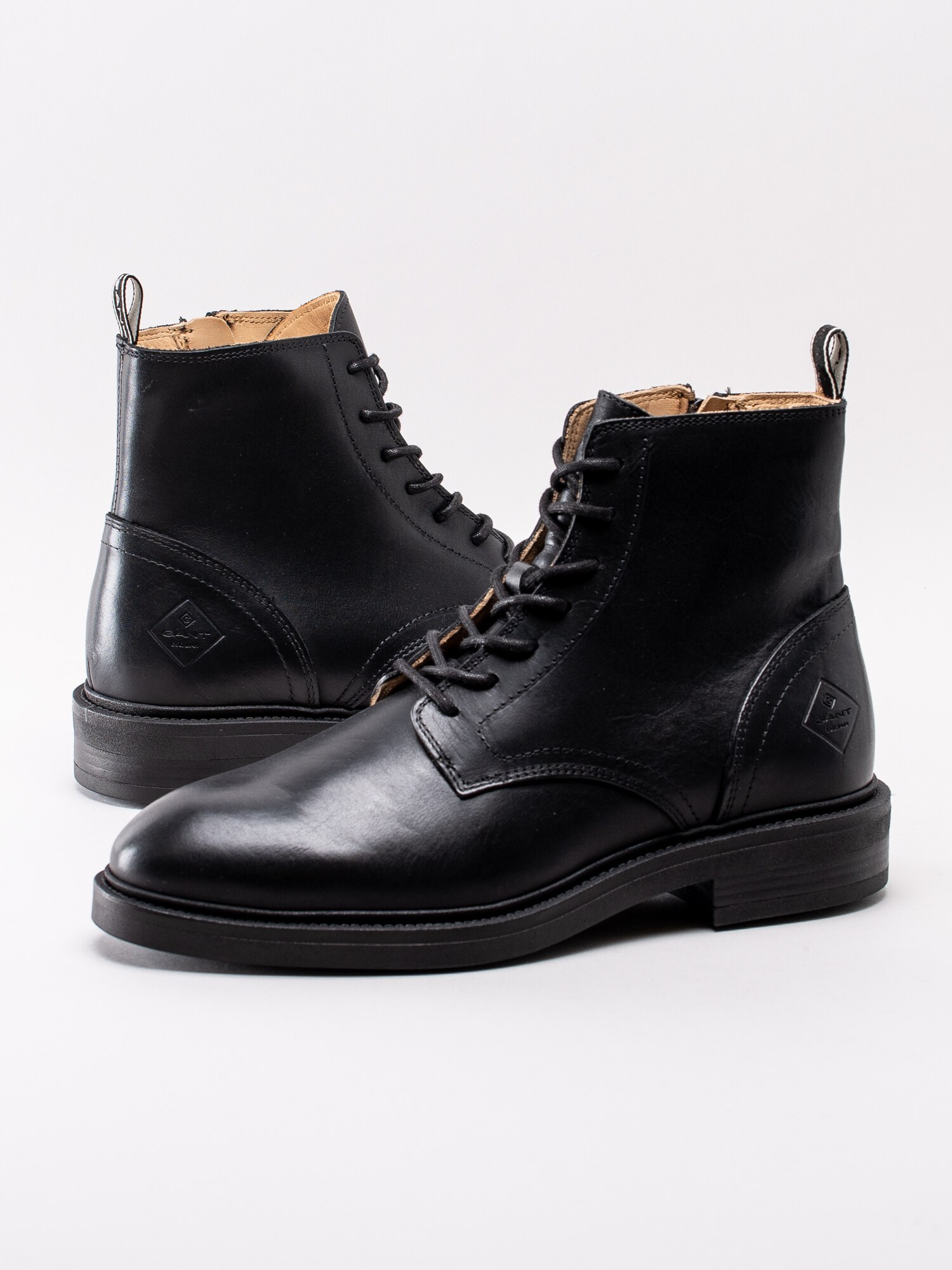 11193015 Gant Martin 19641919G00 svarta dressade boots med tjock sula-6