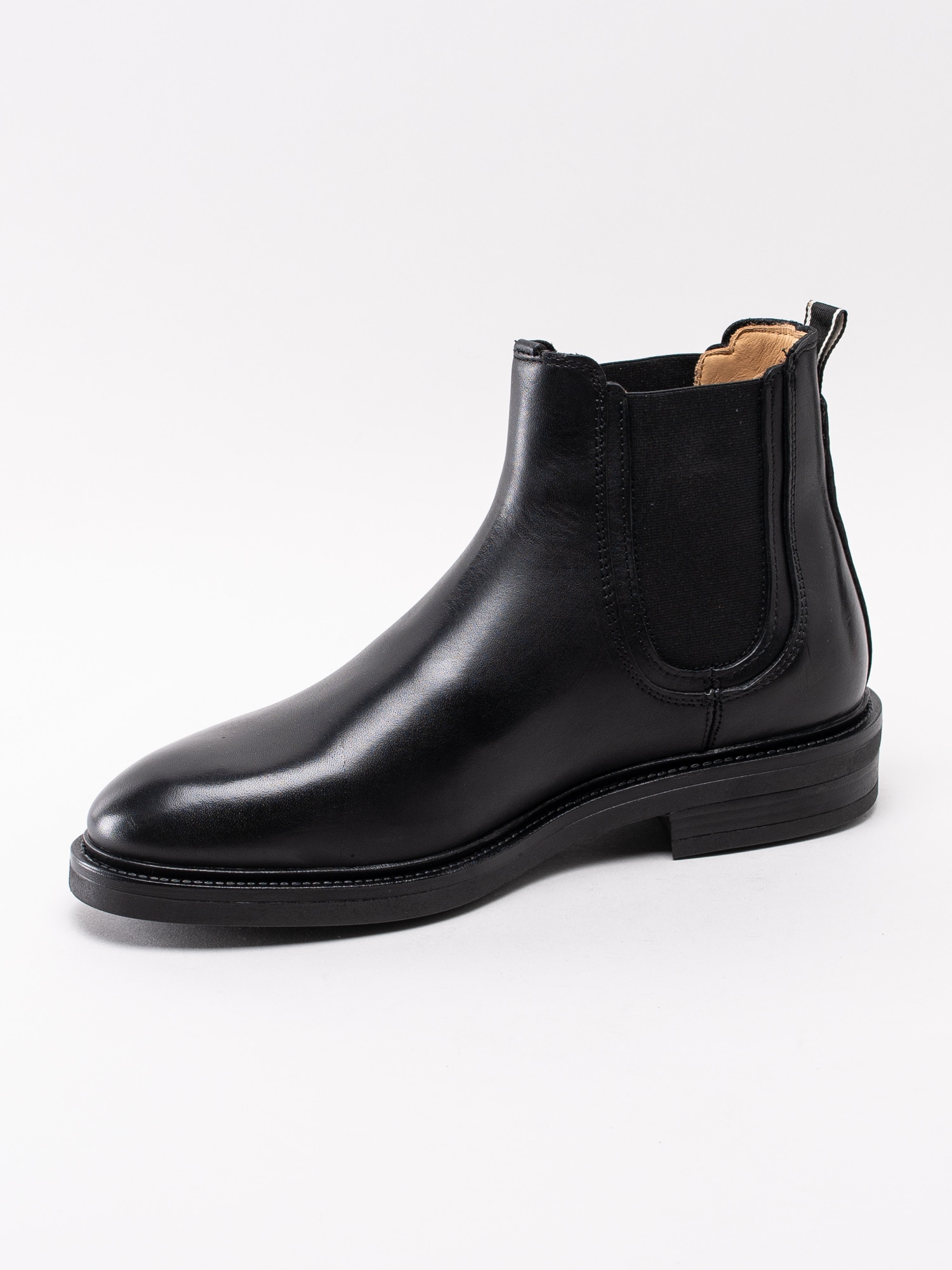 11193018 Gant Martin 19651277G10-G00 svarta klassiska chelsea boots med läderlogga-2