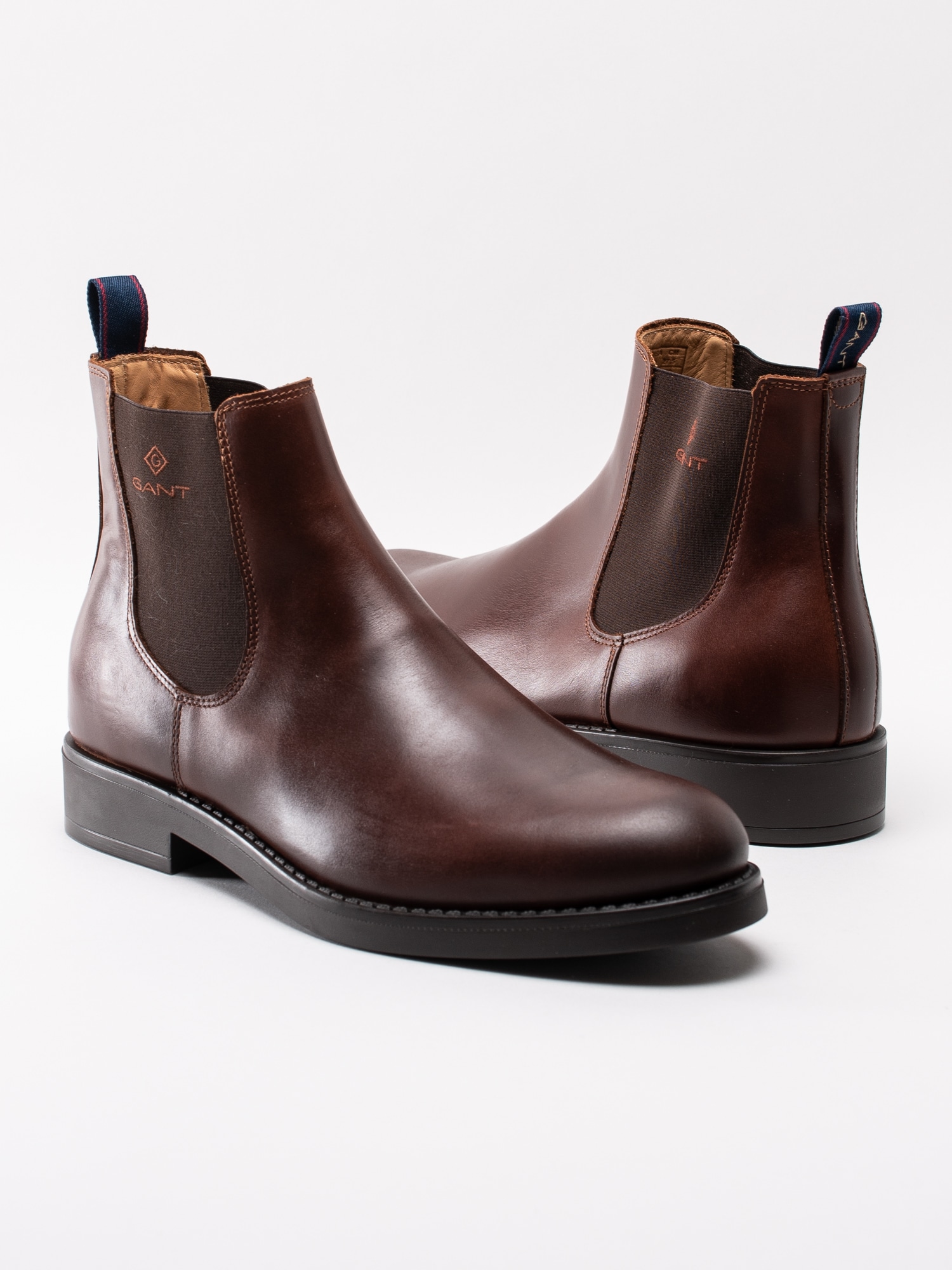 11193020 Gant Oscar 19651923G15-G408 bruna klassiska chelsea boots med logga-6