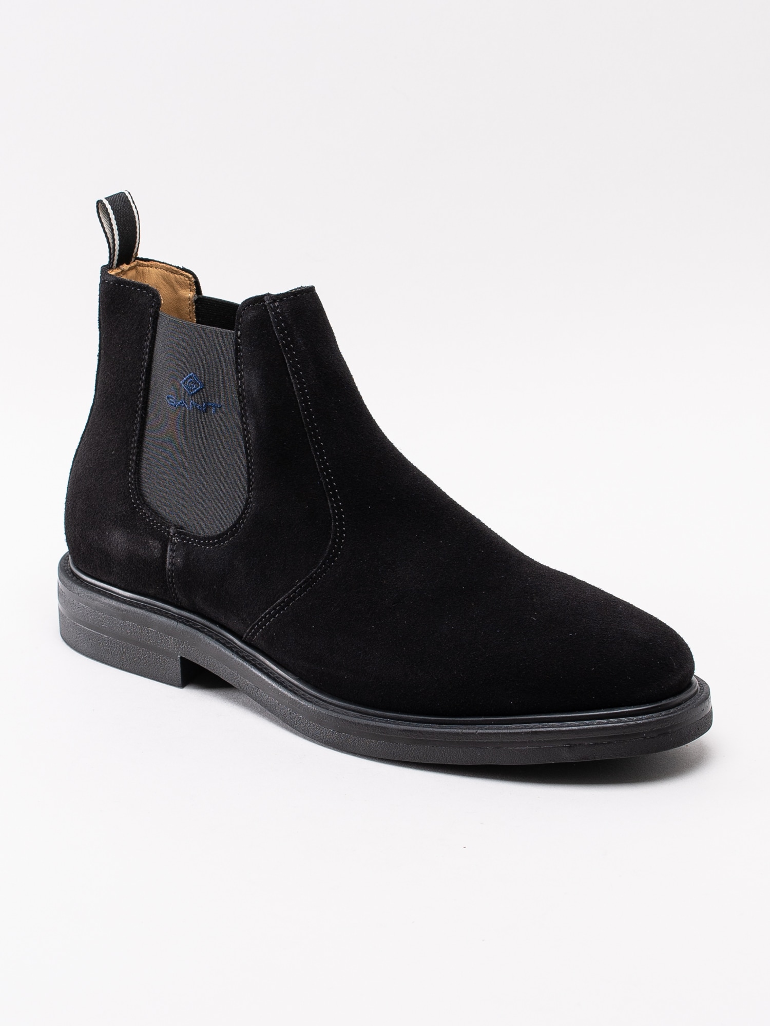 11193040 Gant Fargo 19653899-G30-G00 svarta klassiska chelsea boots i mocka-1