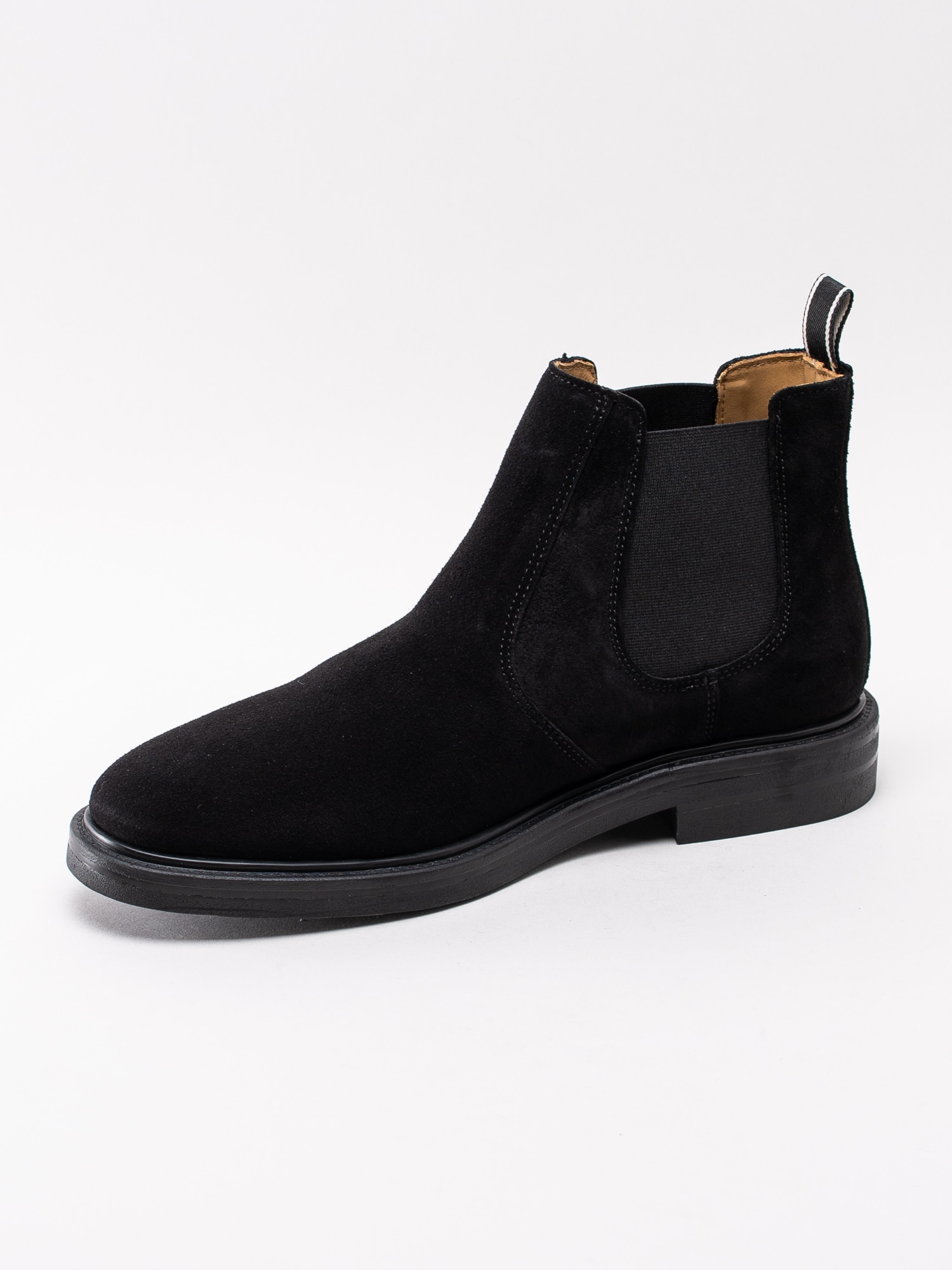 11193040 Gant Fargo 19653899-G30-G00 svarta klassiska chelsea boots i mocka-2