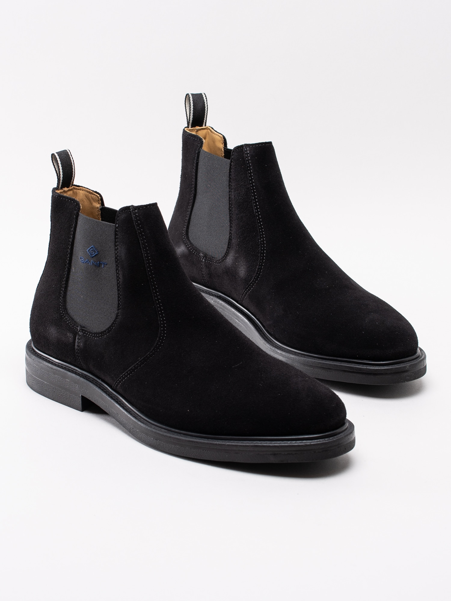 11193040 Gant Fargo 19653899-G30-G00 svarta klassiska chelsea boots i mocka-6