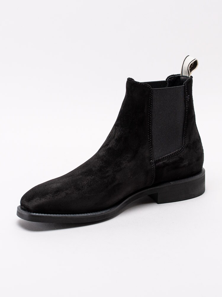 11193045 Gant James 19653319G00 svarta chelsea boots i oljad mocka-2