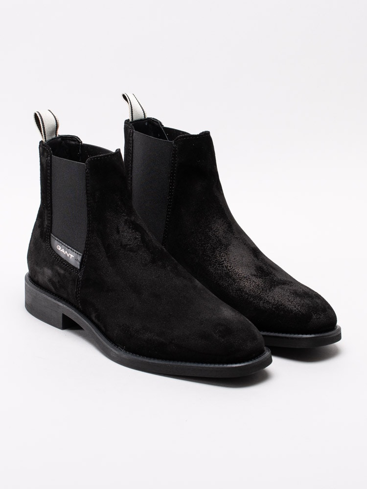 11193045 Gant James 19653319G00 svarta chelsea boots i oljad mocka-3