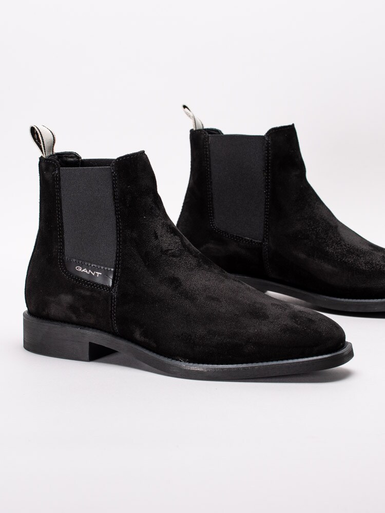 11193045 Gant James 19653319G00 svarta chelsea boots i oljad mocka-6