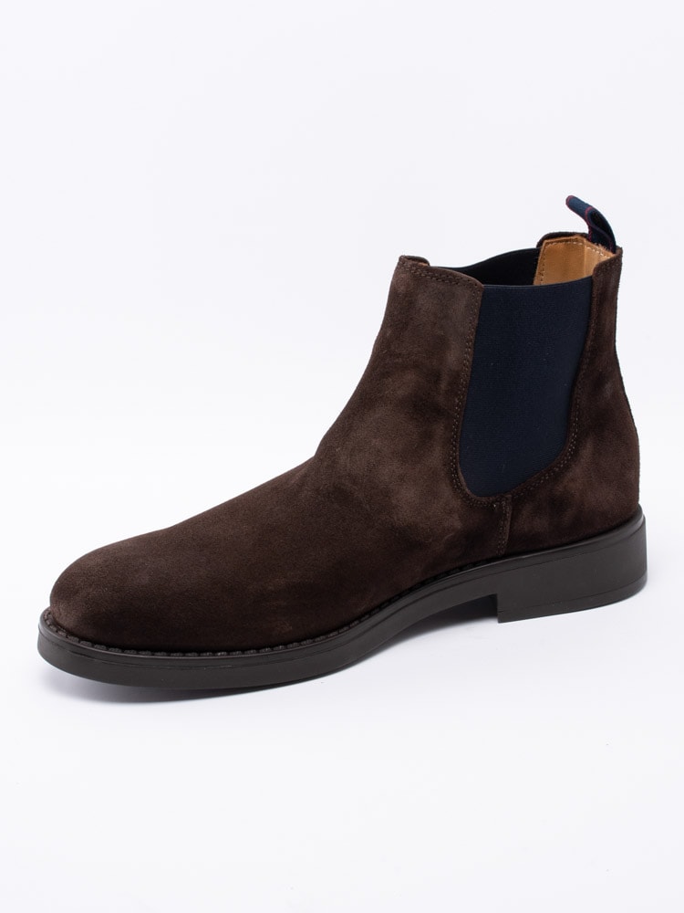 11193047 Gant Oscar 19653922-G46 mörkbruna chelsea boots i mocka-2