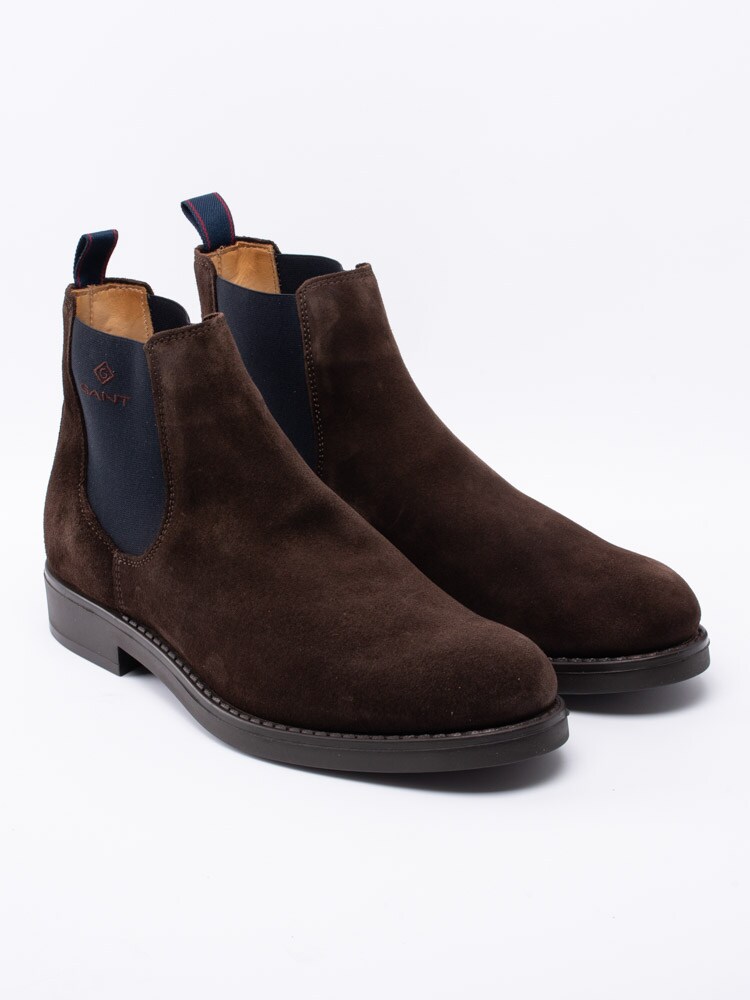 11193047 Gant Oscar 19653922-G46 mörkbruna chelsea boots i mocka-3