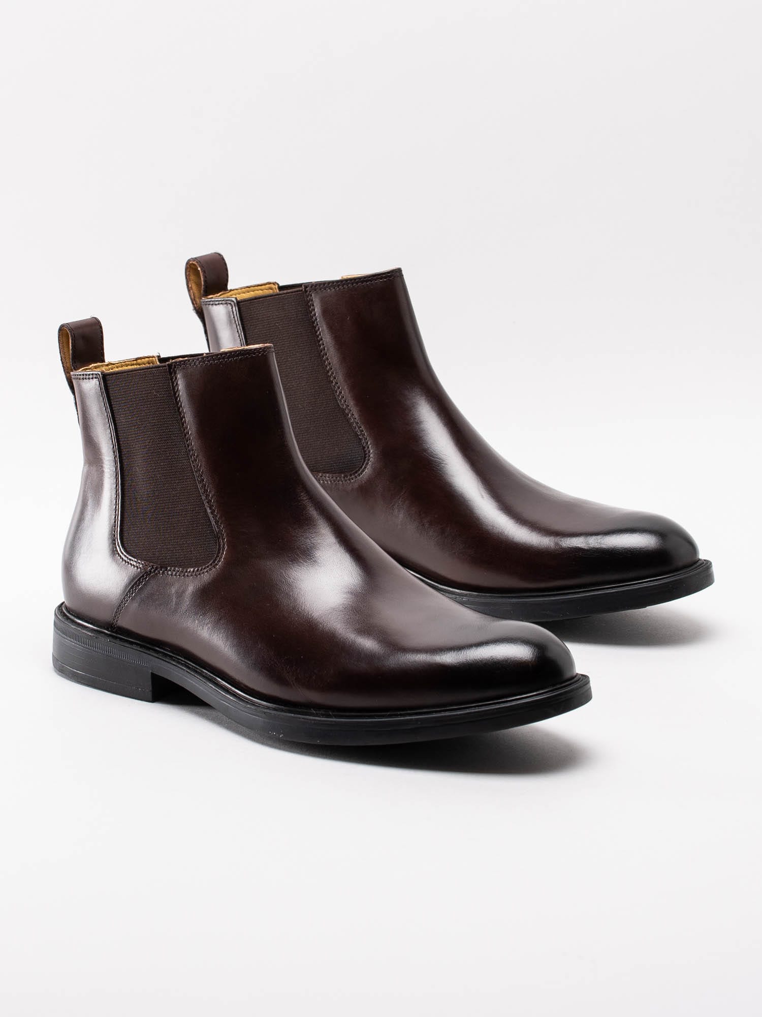 11203005 Steptronic Globe Dk Brown Leather mörkbruna klassiska chelsea boots-6