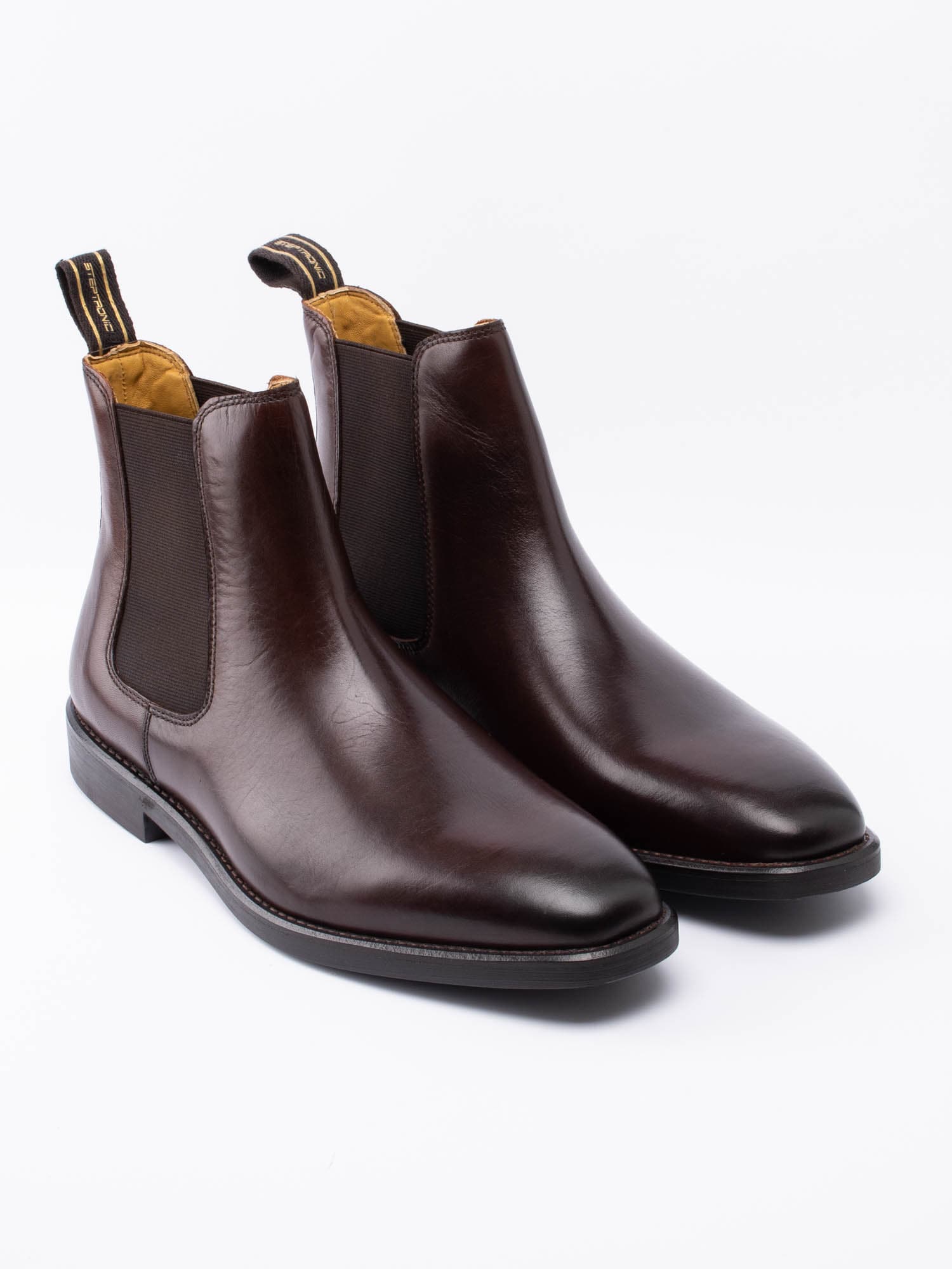 11203007 Steptronic Mayfair Deep Brown Bruna sköna chelsea boots-3