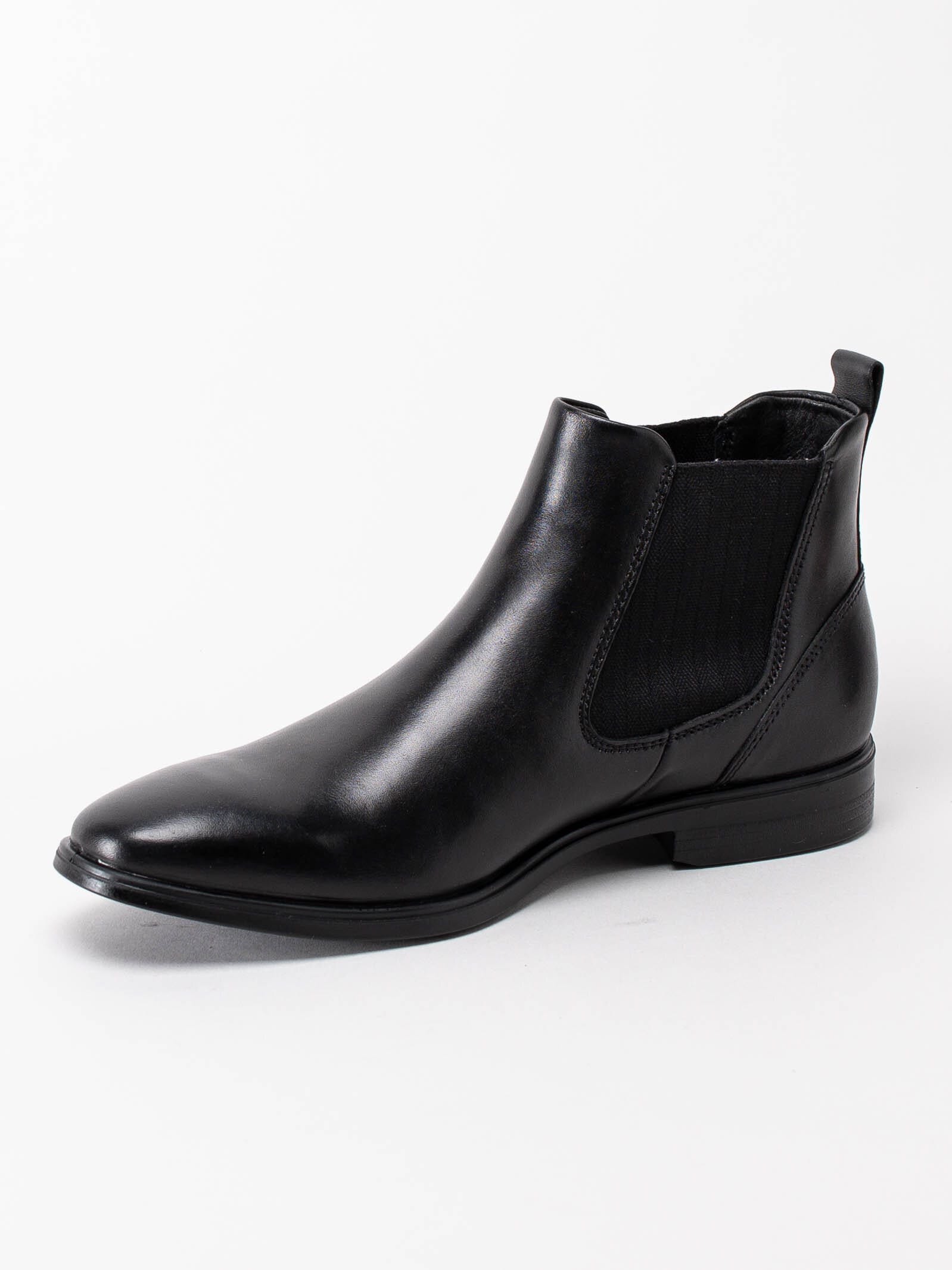 Ecco - Melbourne - Svarta klassiska boots i skinn