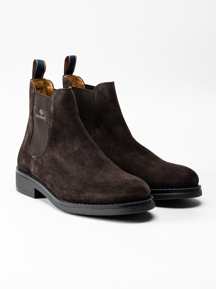 Gant Footwear - Brookly Chelsea Boot - Mörkbruna chelsea boots i mocka