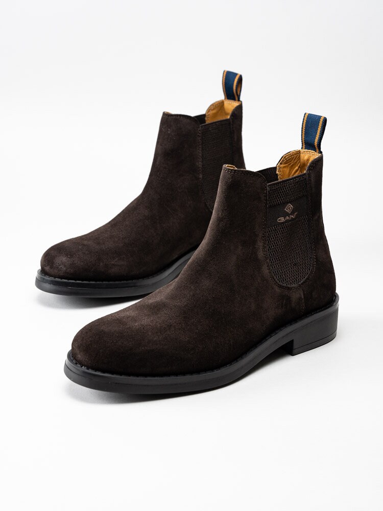 Gant Footwear - Brookly Chelsea Boot - Mörkbruna chelsea boots i mocka