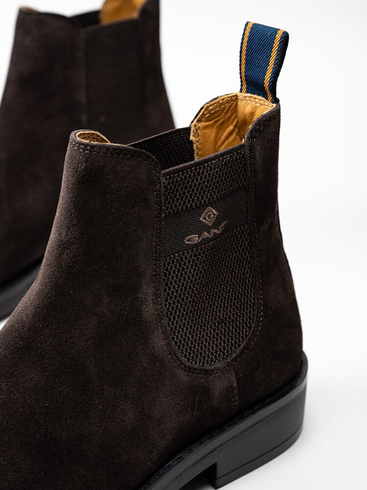 Gant Footwear - Brookly Chelsea Boot - Mörkbruna chelsea boots i mocka