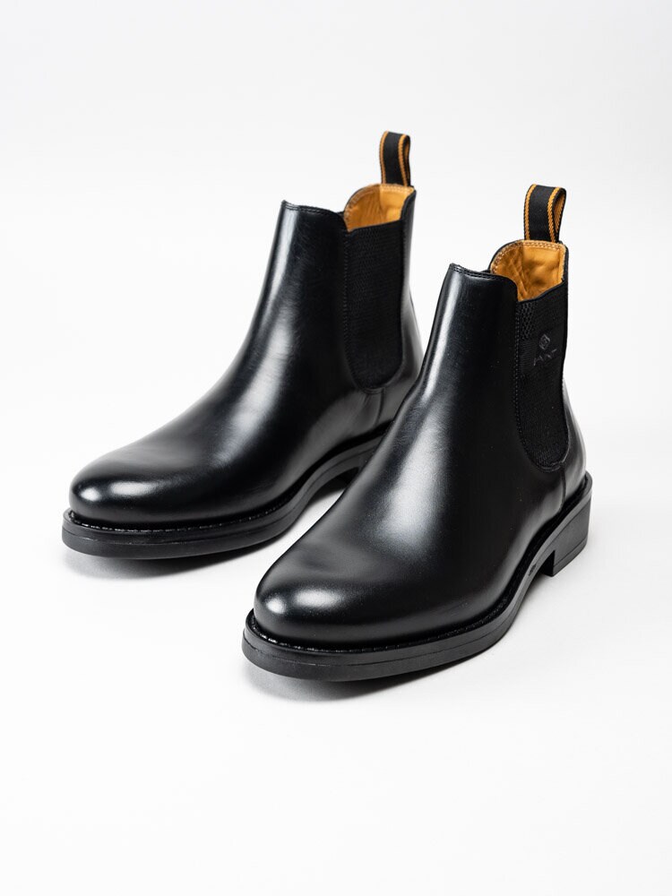 Gant Footwear - Brookly Chelsea Boot - Svarta chelsea boots i skinn