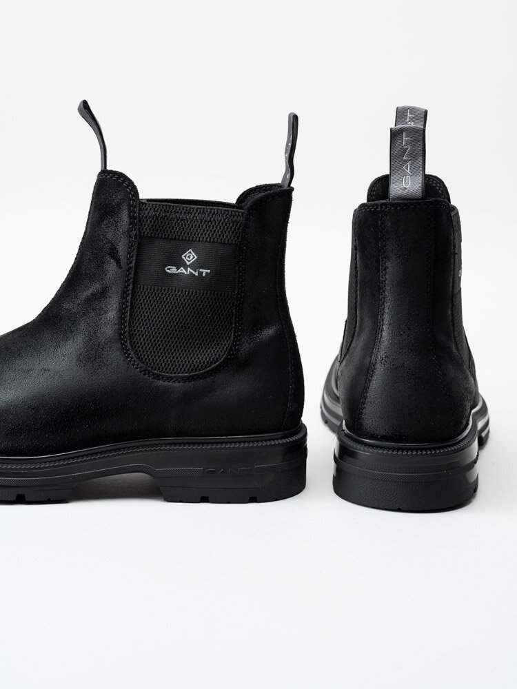 Gant Footwear - Gretty - Svarta chelsea boots i mocka