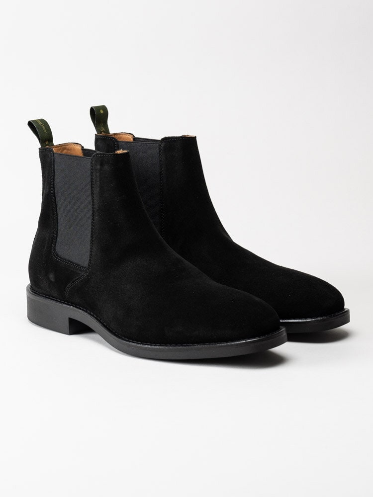 Playboy Footwear - Gosling - Svarta boots i mocka