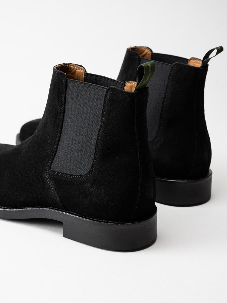 Playboy Footwear - Gosling - Svarta boots i mocka