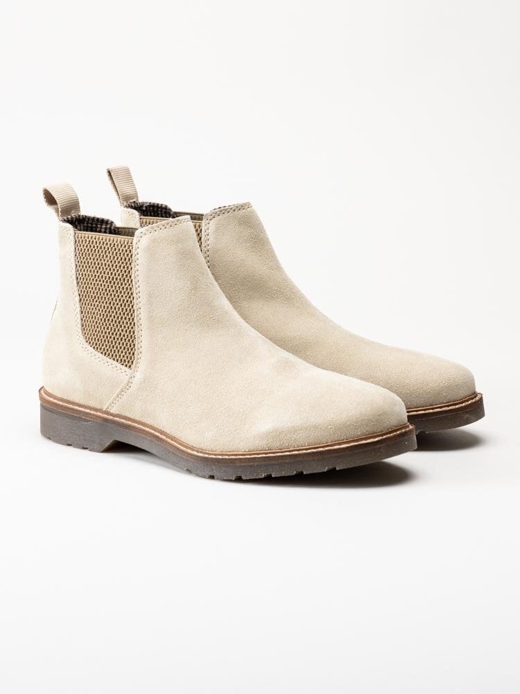 Bugatti - Zeli - Beige chelsea boots i mocka