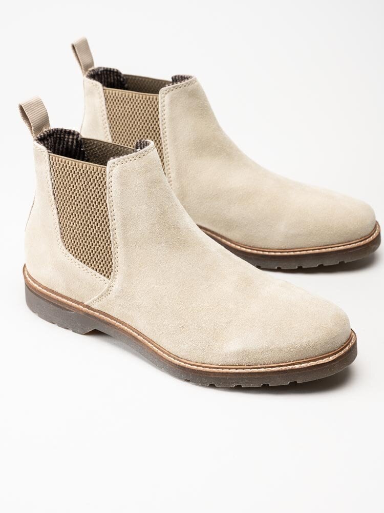 Bugatti - Zeli - Beige chelsea boots i mocka