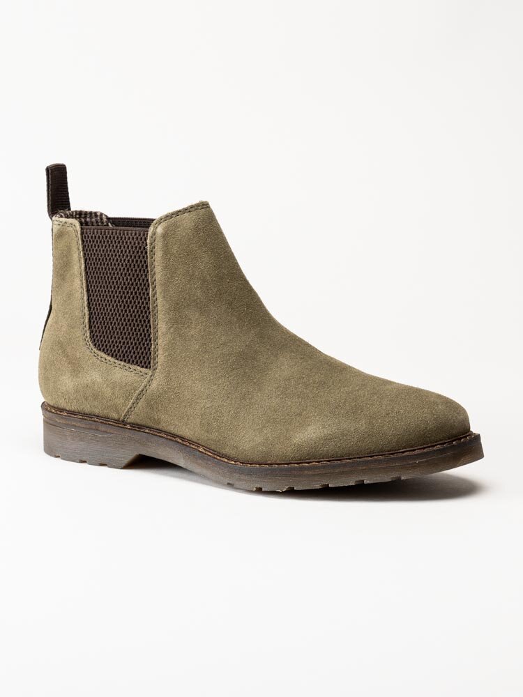 Bugatti - Zeli - Gröna chelsea boots i mocka