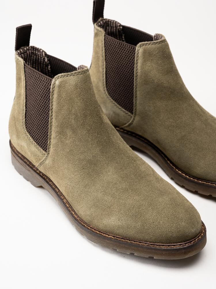 Bugatti - Zeli - Gröna chelsea boots i mocka