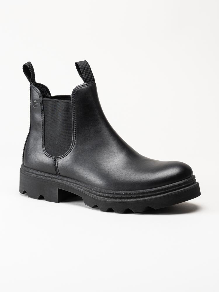 Ecco - Grainer M - Svarta chelsea boots i skinn