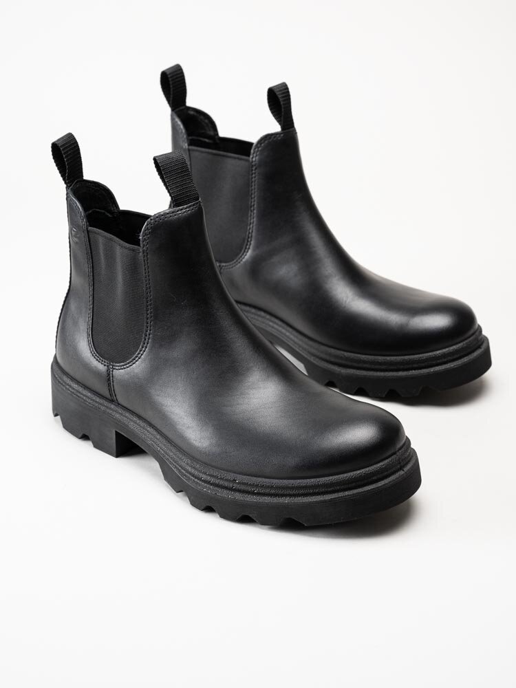 Ecco - Grainer M - Svarta chelsea boots i skinn